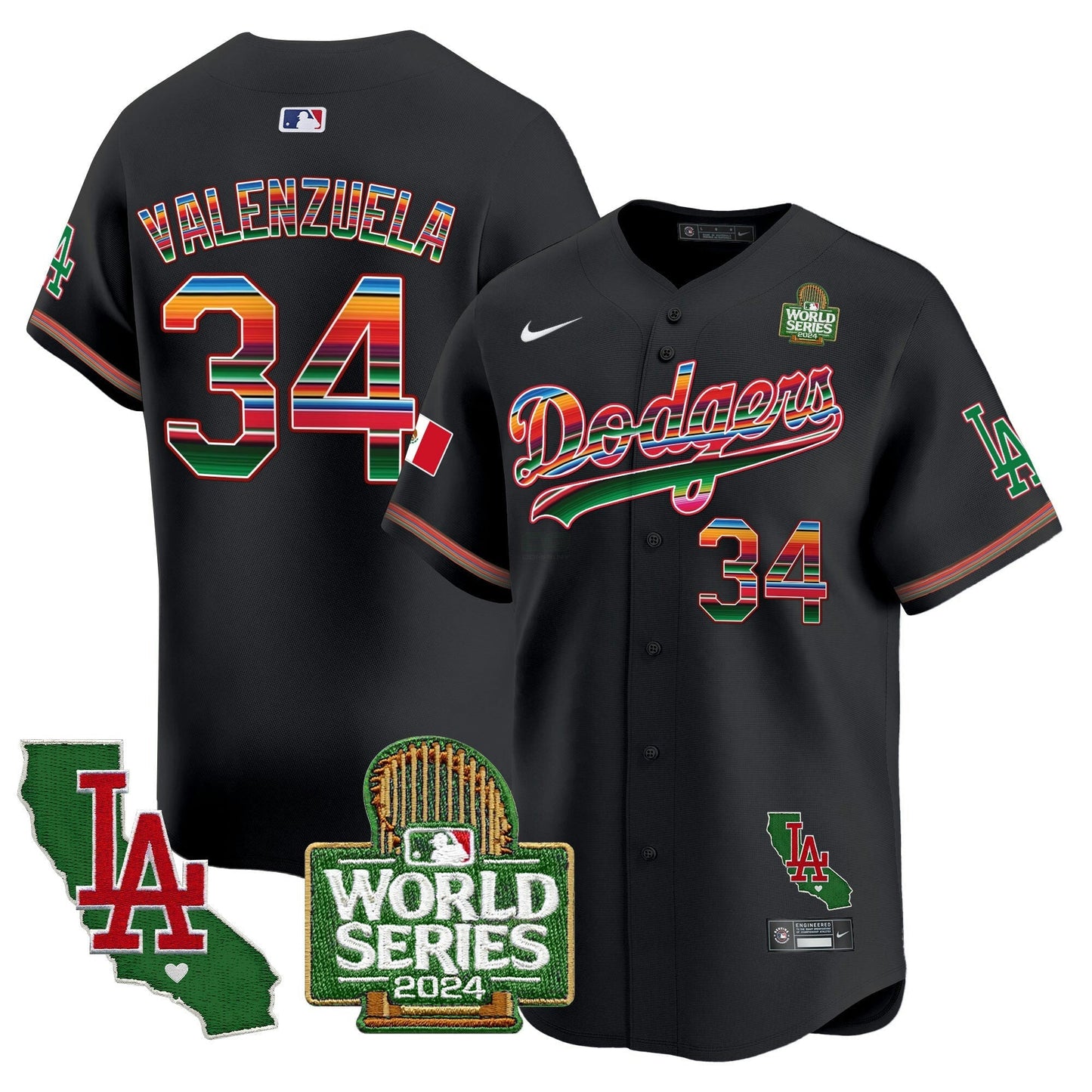 Camisa MLB Men’s Mexico 2024 World Series Vapor Premier Limited Jersey V2