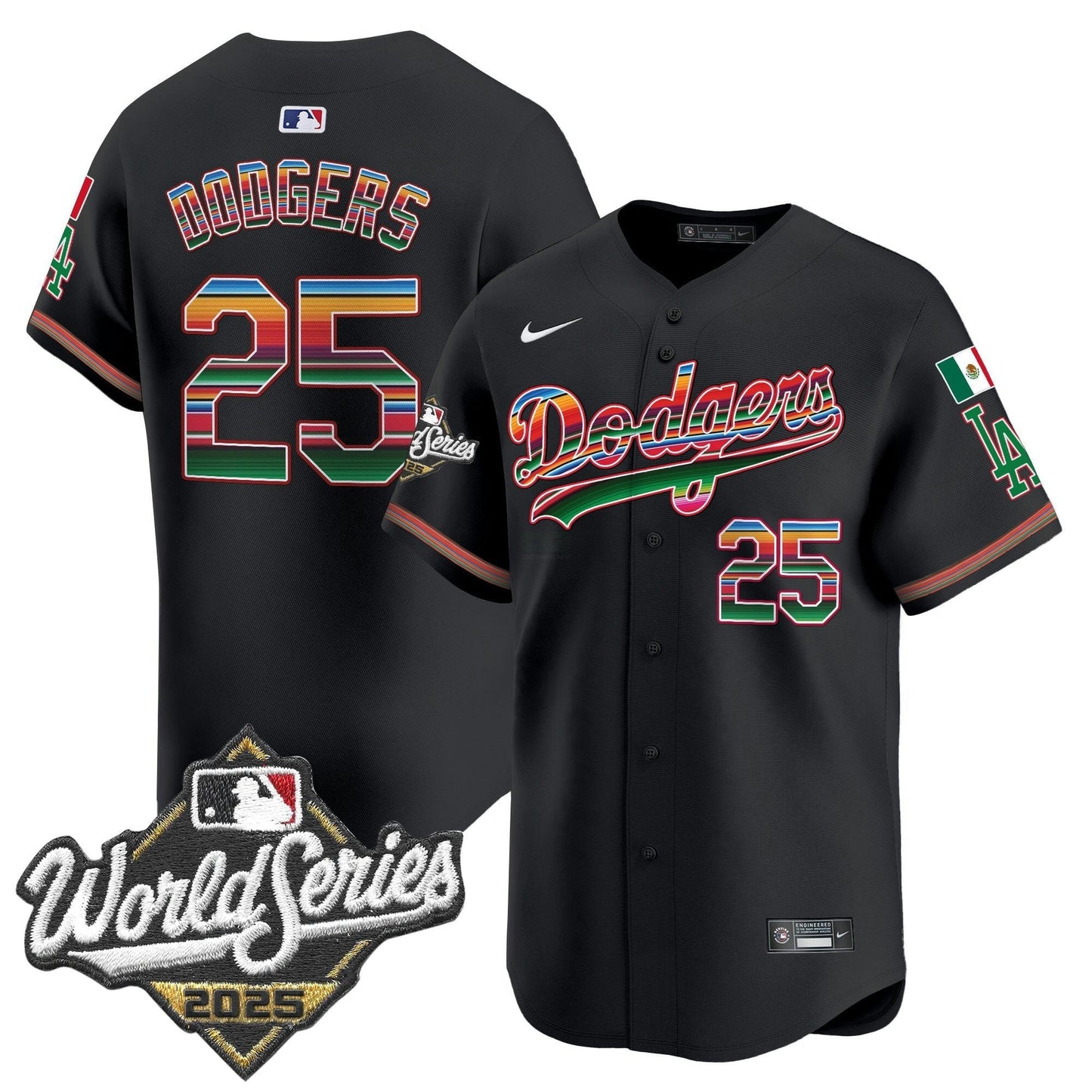 Camisa MLB Men’s Mexico 2025 World Series Vapor Premier Limited Jersey