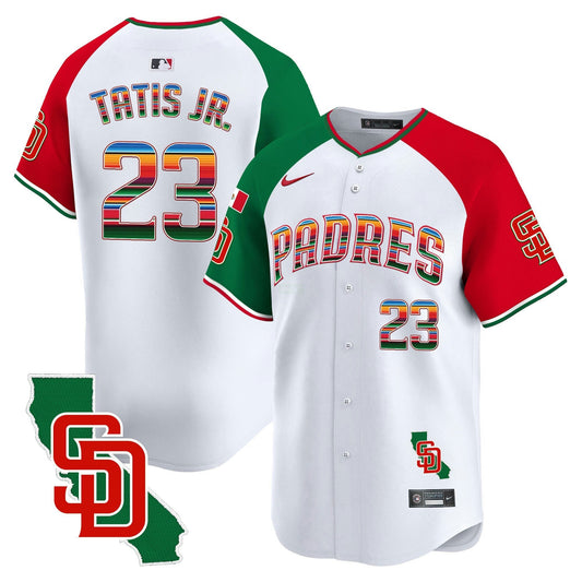Camisa MLB San Diego Padres Men’s Mexico California Patch Vapor Premier Limited Jersey V3