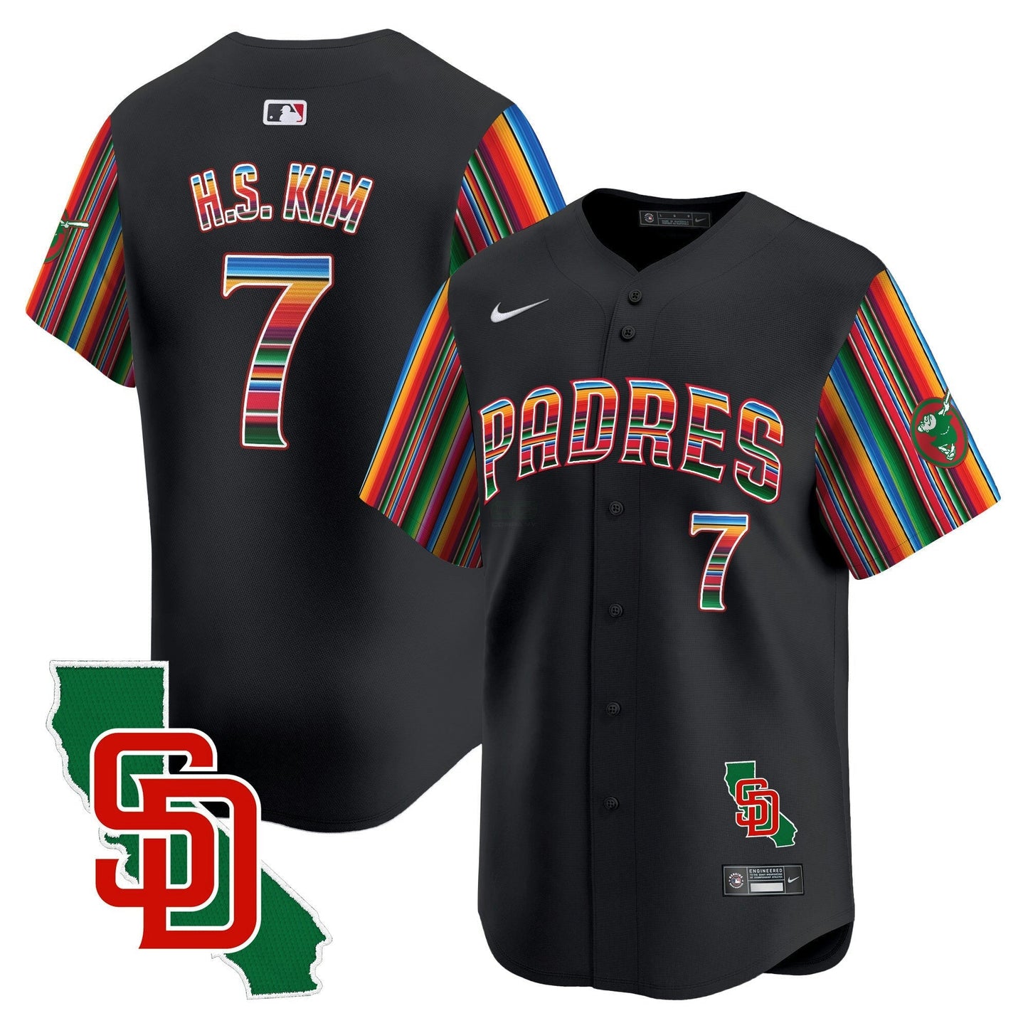 Camisa MLB Men’s Mexico California Patch Vapor Premier Limited Jersey V6