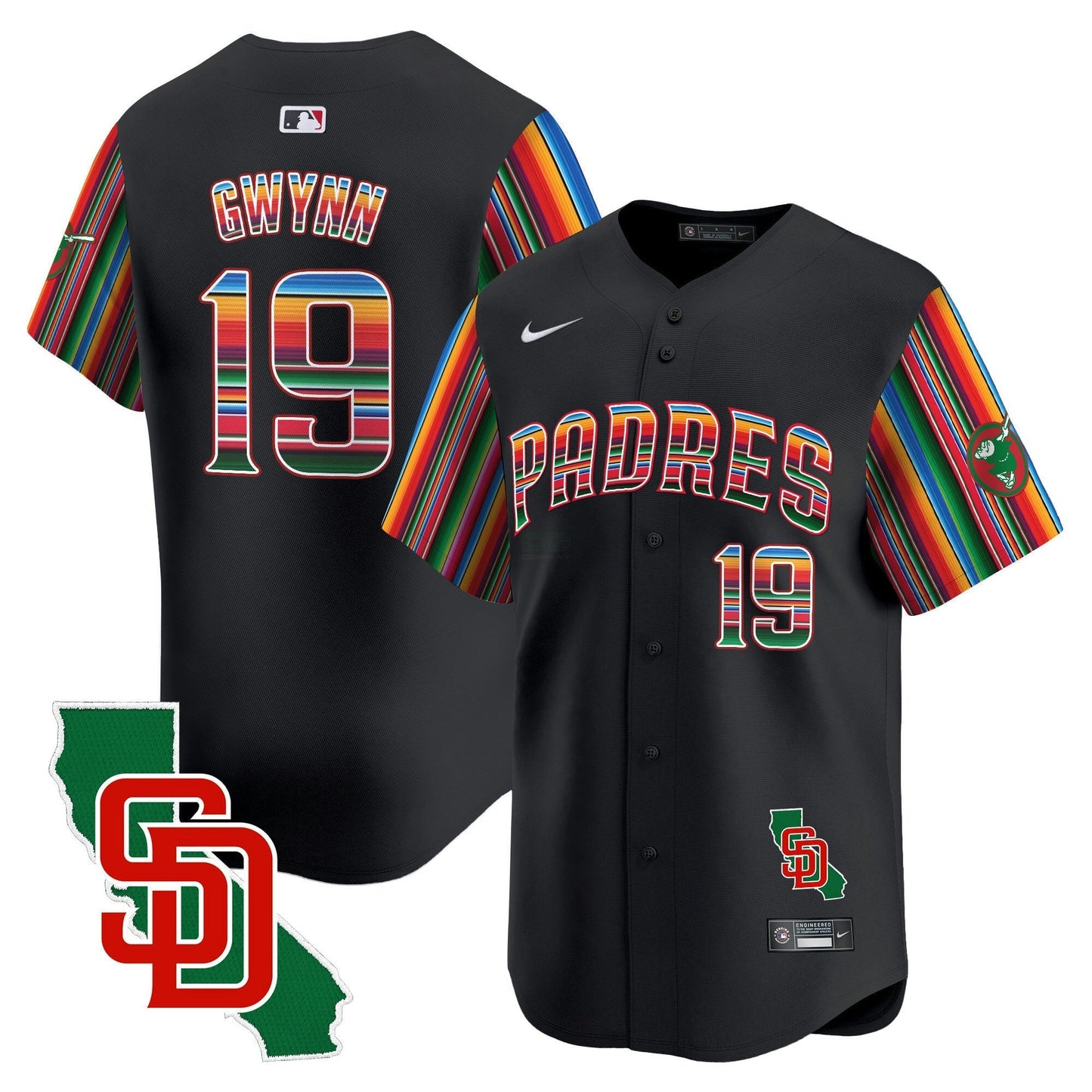 Camisa MLB Men’s Mexico California Patch Vapor Premier Limited Jersey V6