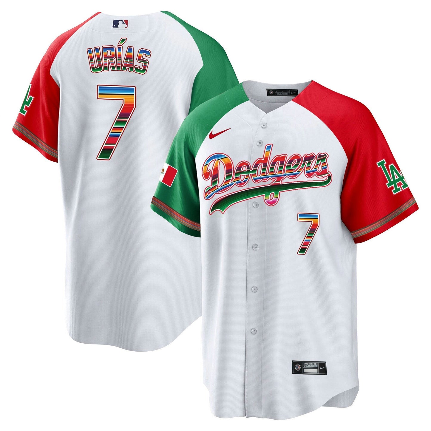 Camisa MLB Los Angeles Dodgers Men’s Mexico Cool Base Limited Jersey