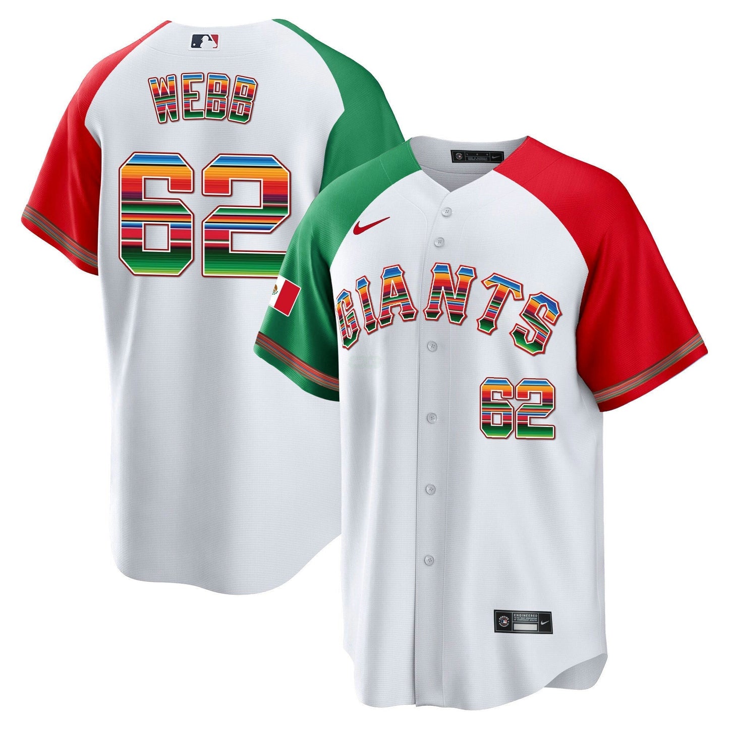 Camisa MLB Men’s Mexico Cool Base Limited Jersey