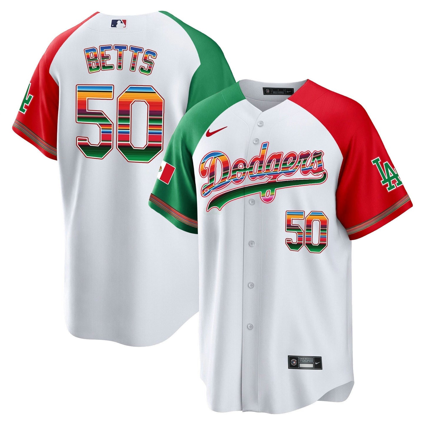 Camisa MLB Los Angeles Dodgers Men’s Mexico Cool Base Limited Jersey