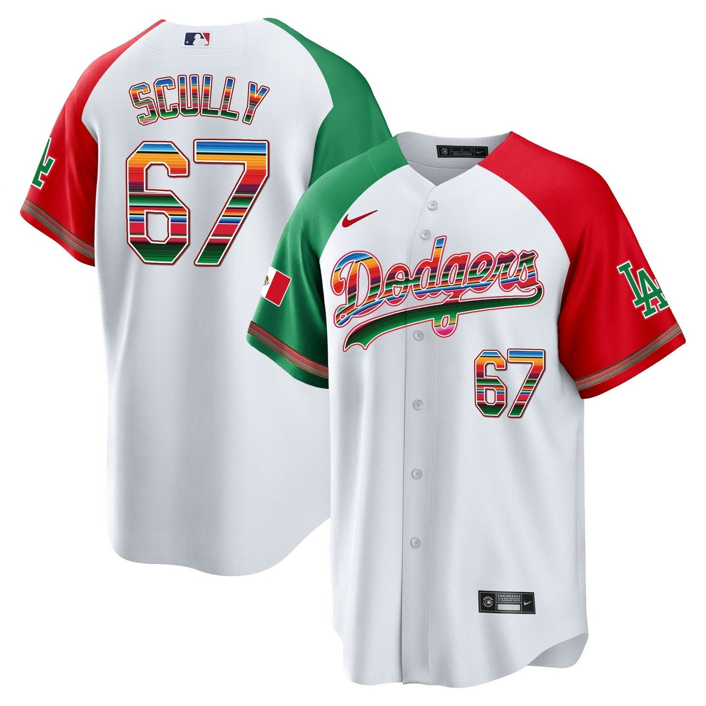 Camisa MLB Los Angeles Dodgers Men’s Mexico Cool Base Limited Jersey
