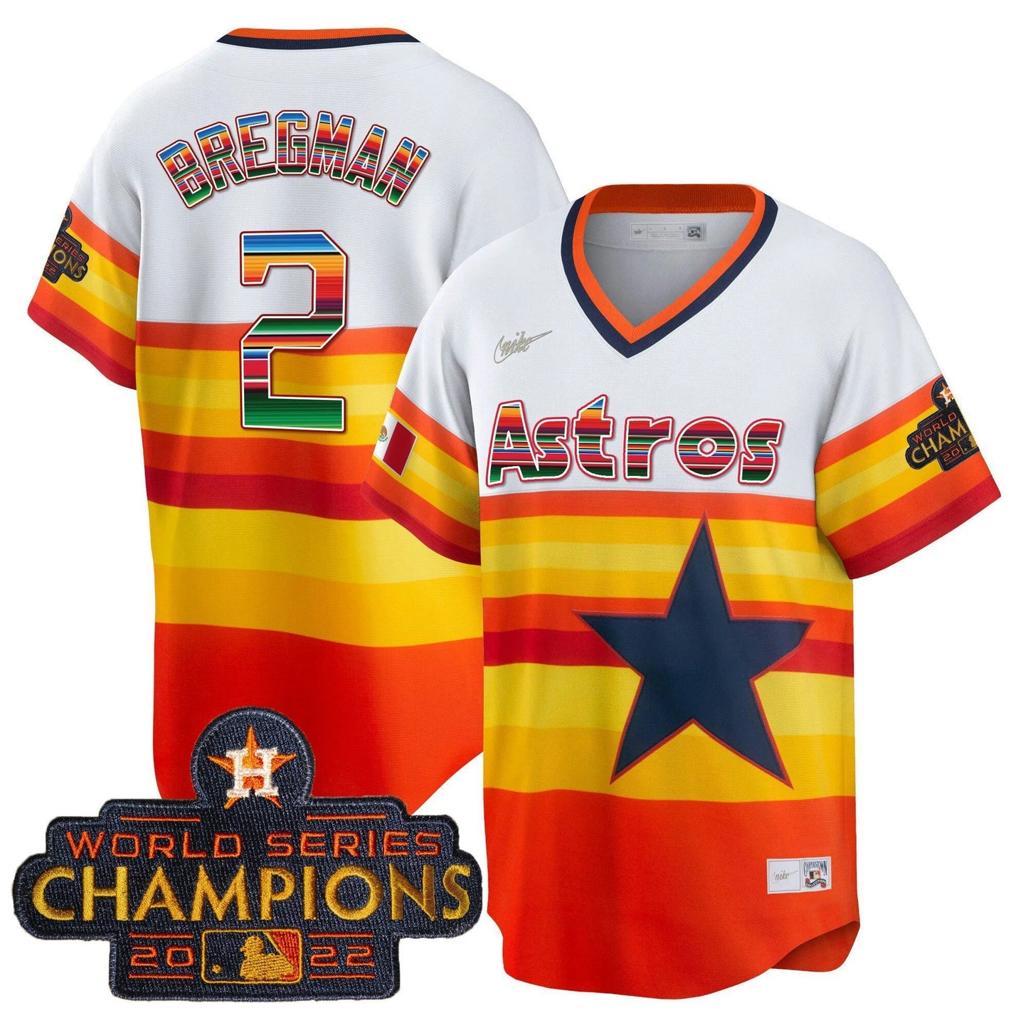 Camisa MLB Houston Astros Men’s Mexico Cool Base Limited Jersey V2
