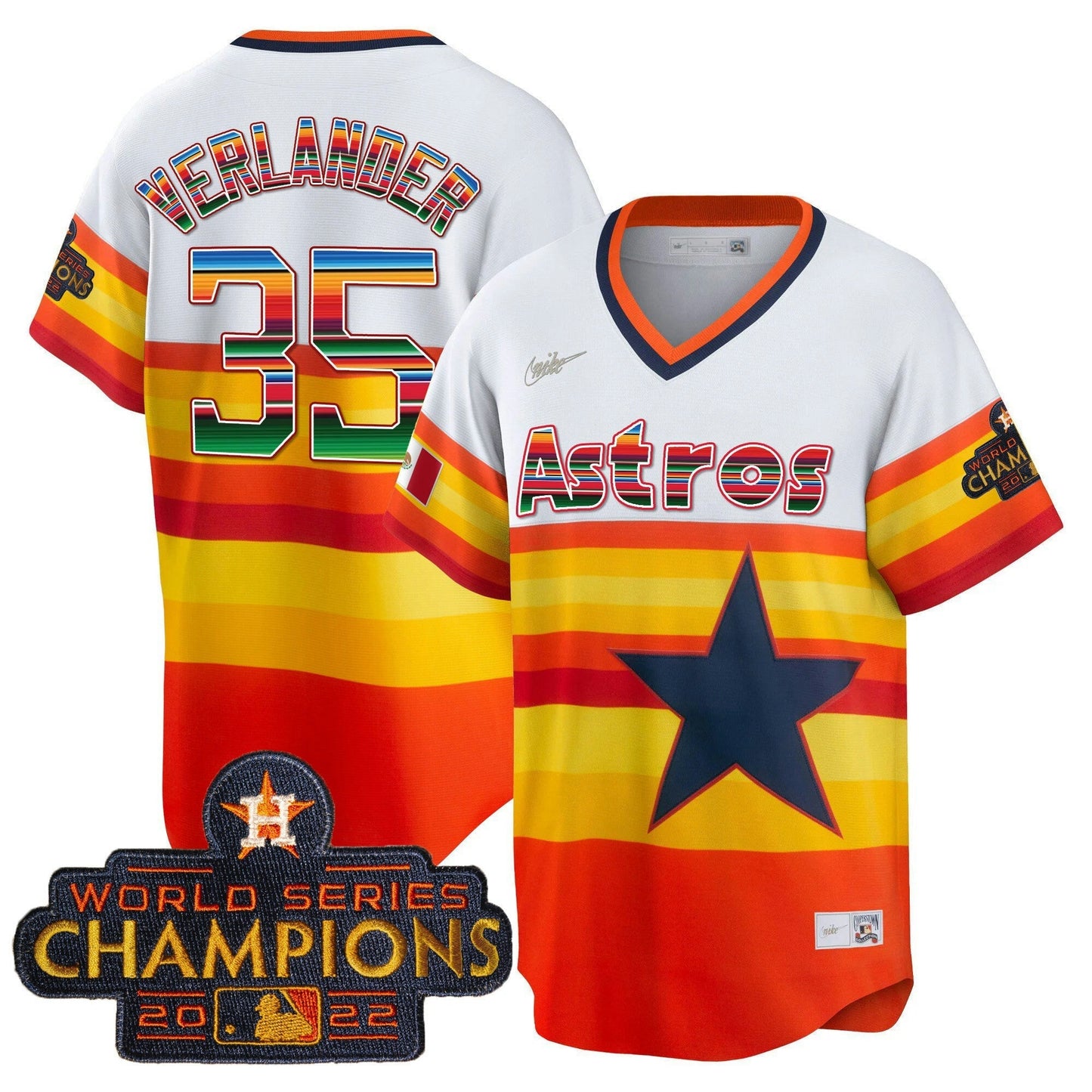 Camisa MLB Houston Astros Men’s Mexico Cool Base Limited Jersey V2