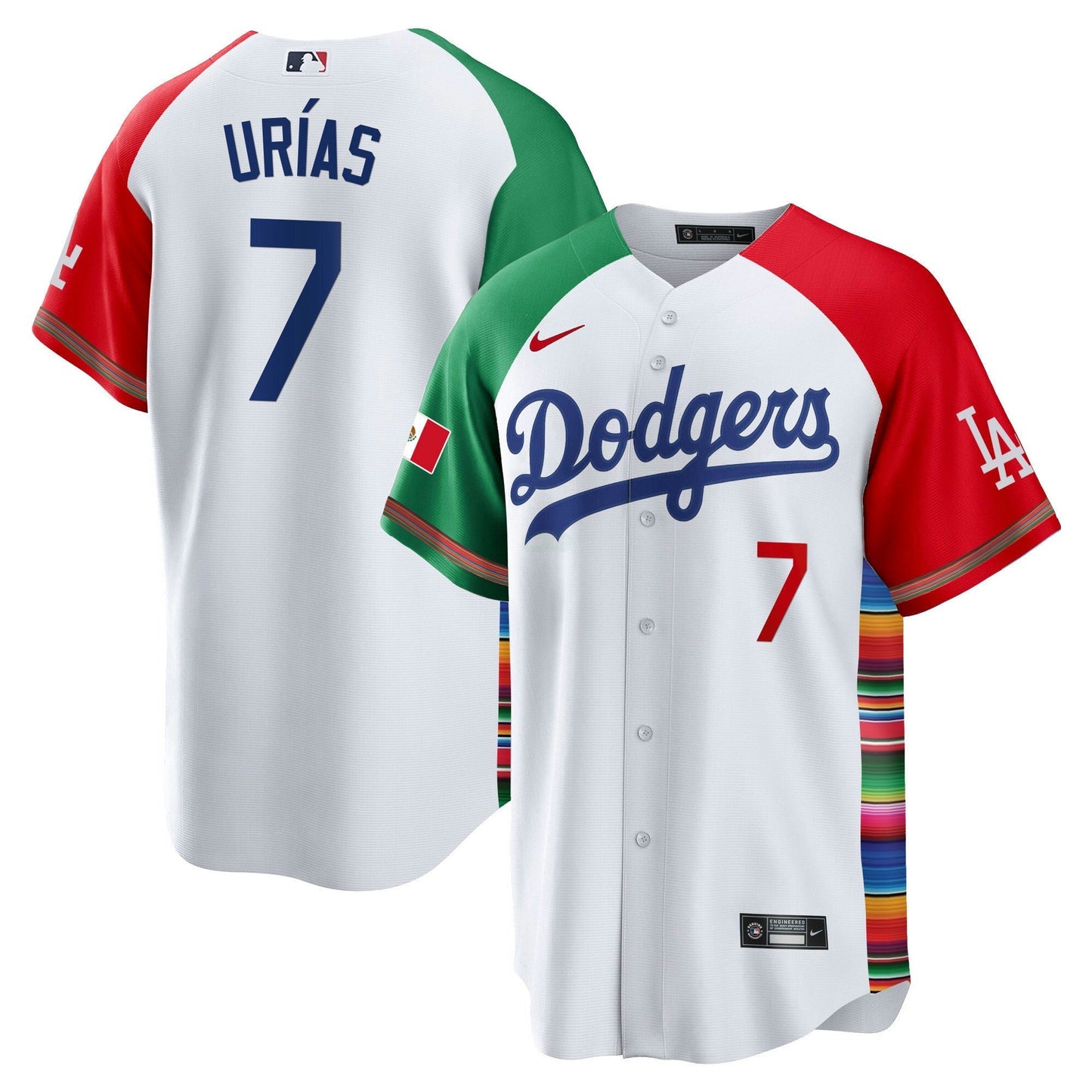 Camisa MLB Los Angeles Dodgers Men’s Mexico Cool Base Limited Jersey V2