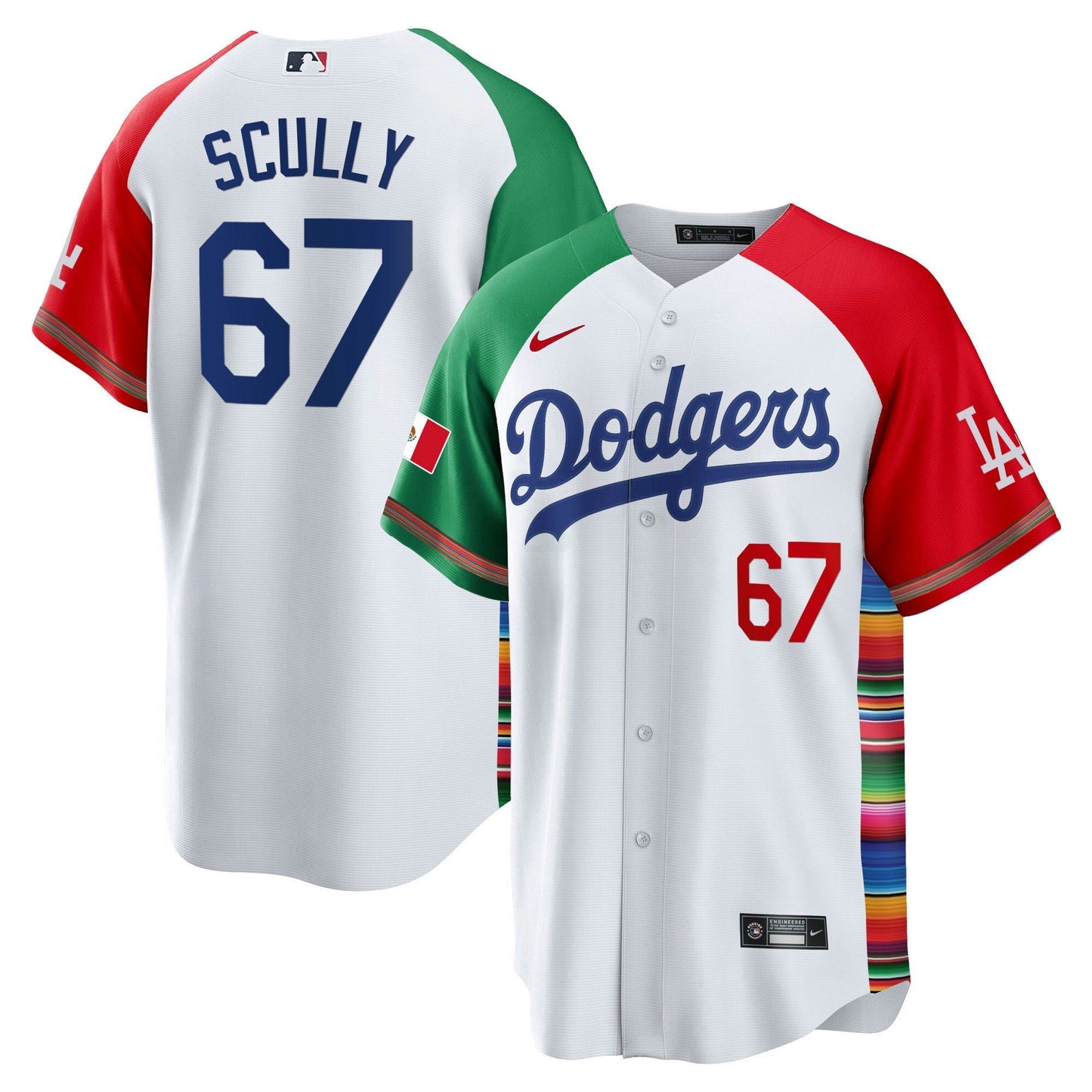 Camisa MLB Los Angeles Dodgers Men’s Mexico Cool Base Limited Jersey V2