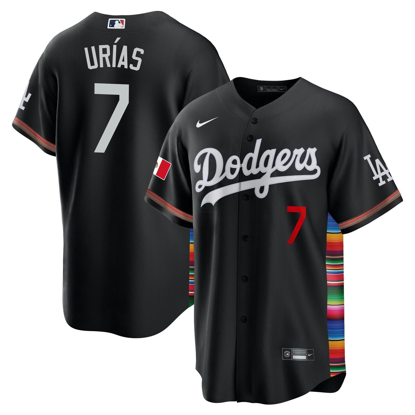 Camisa MLB Los Angeles Dodgers Men’s Mexico Cool Base Limited Jersey V2