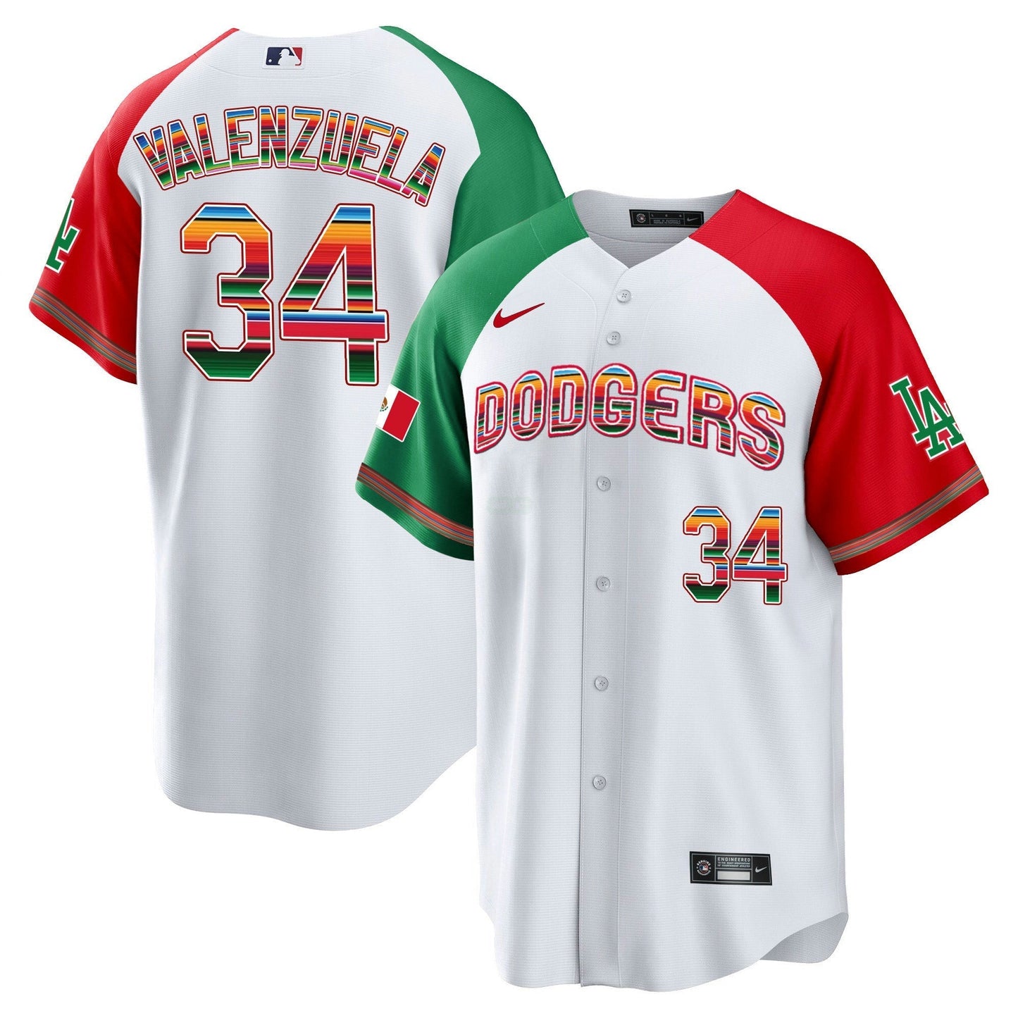 Camisa MLB Los Angeles Dodgers Men’s Mexico Cool Base Limited Jersey V3