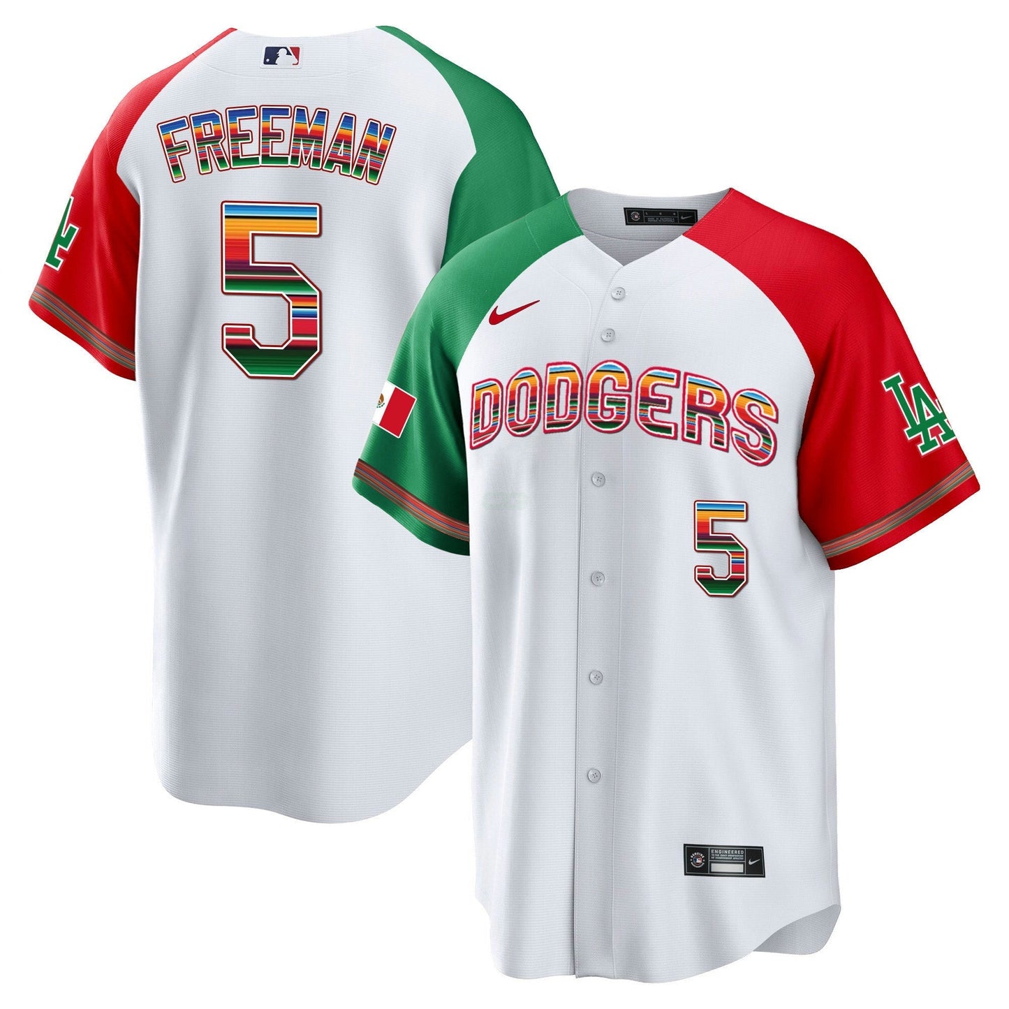 Camisa MLB Los Angeles Dodgers Men’s Mexico Cool Base Limited Jersey V3