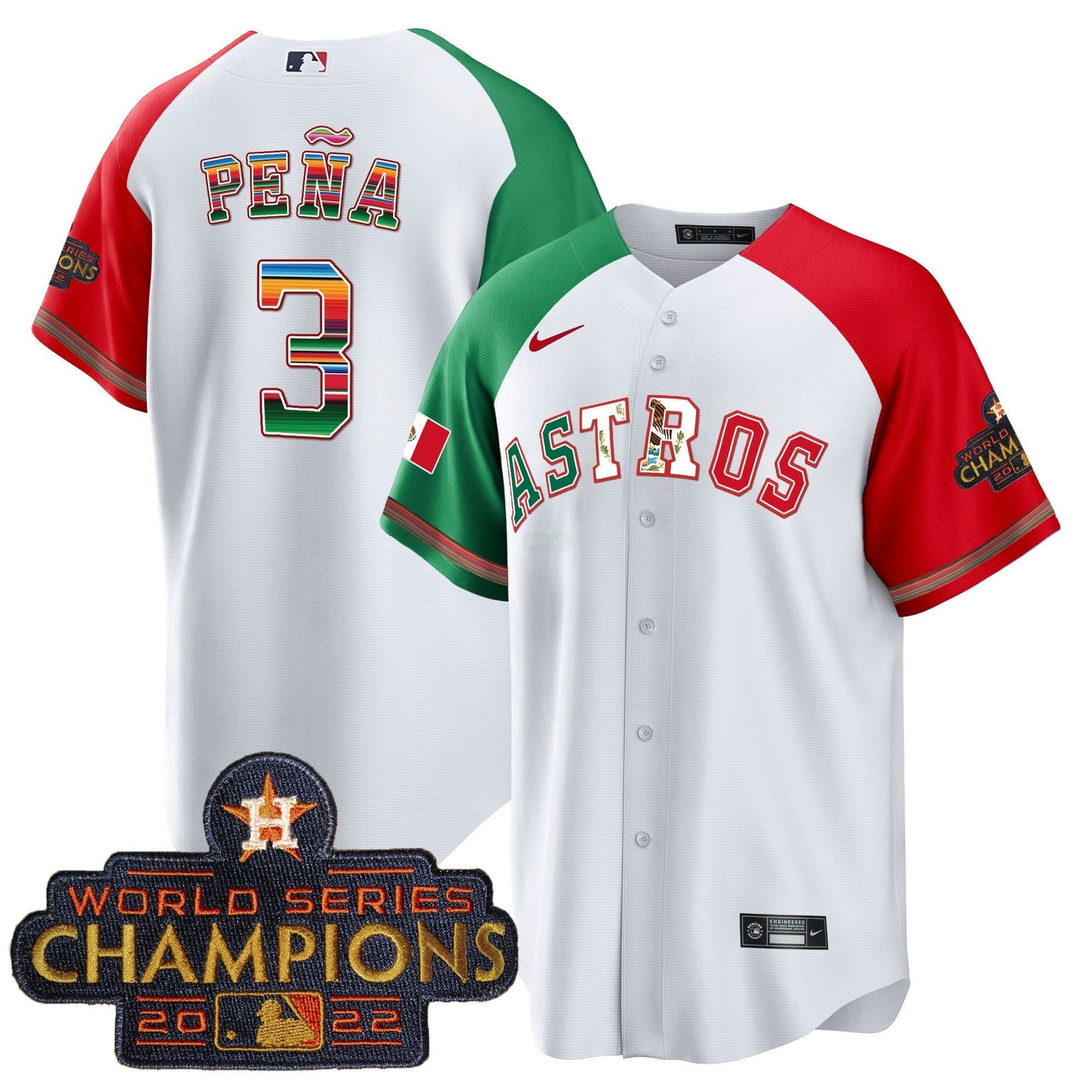 Camisa MLB Houston Astros Men’s Mexico Cool Base Limited Jersey V3