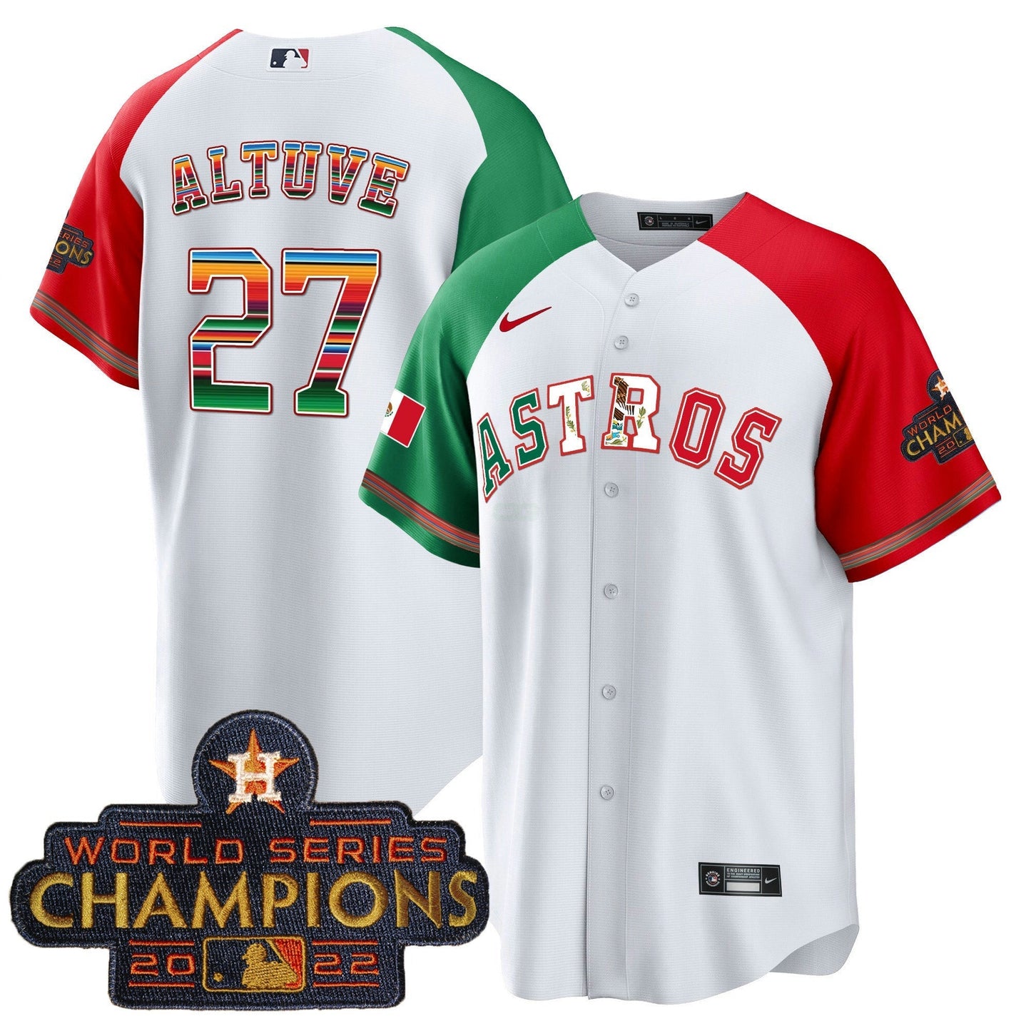 Camisa MLB Houston Astros Men’s Mexico Cool Base Limited Jersey V3
