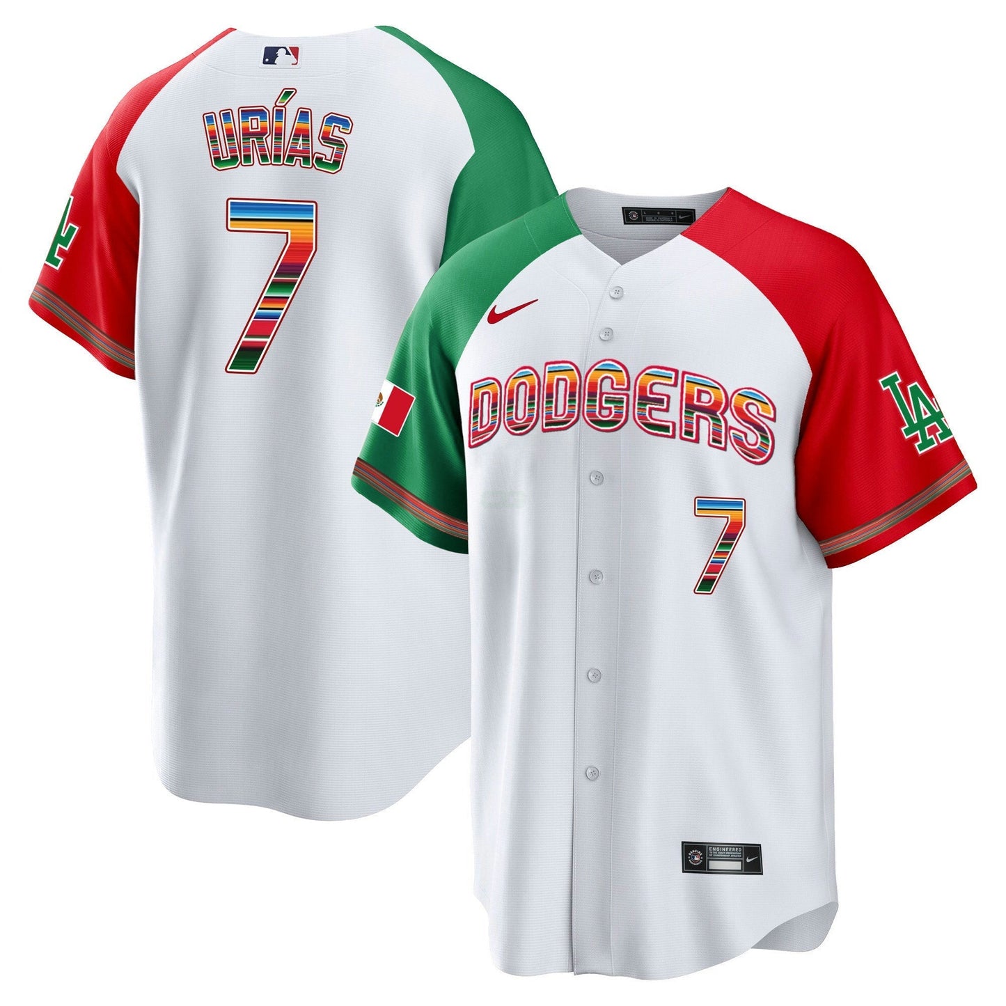 Camisa MLB Los Angeles Dodgers Men’s Mexico Cool Base Limited Jersey V3