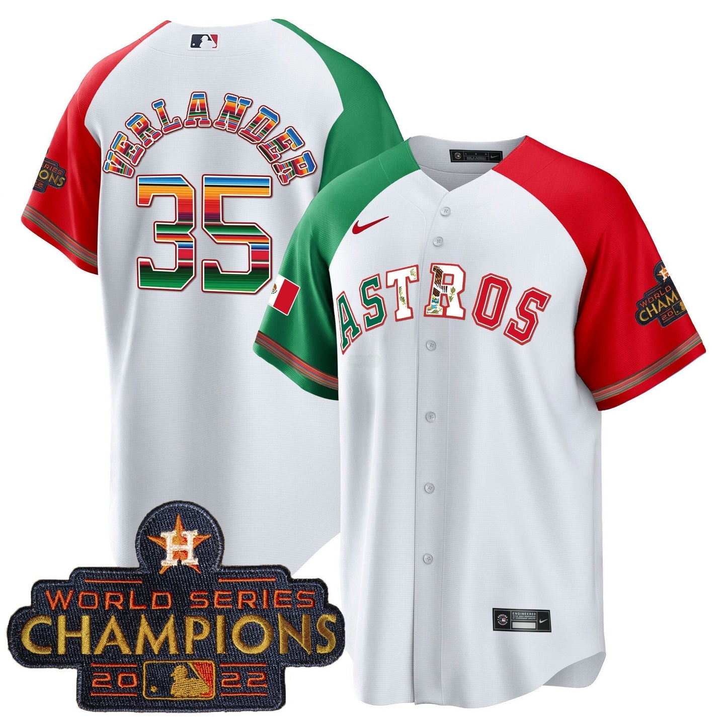 Camisa MLB Houston Astros Men’s Mexico Cool Base Limited Jersey V3