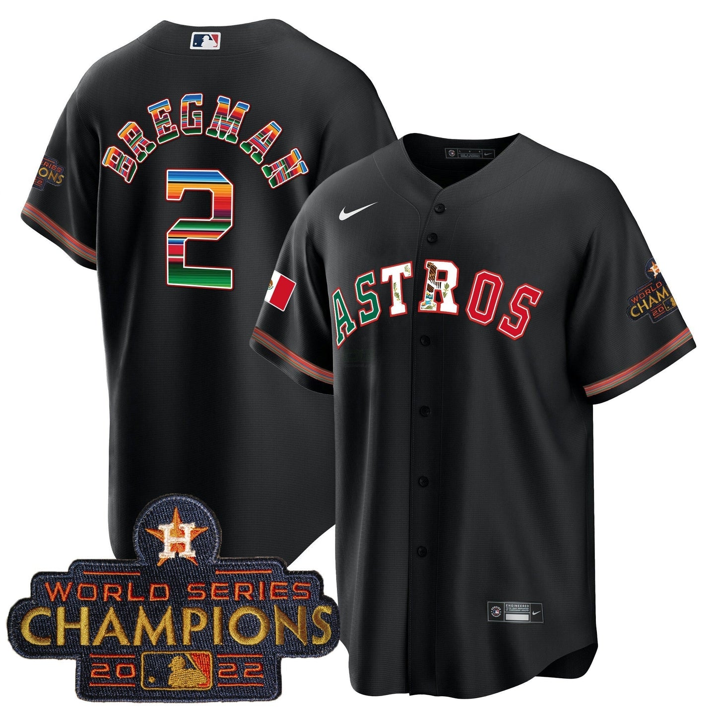 Camisa MLB Houston Astros Men’s Mexico Cool Base Limited Jersey V3