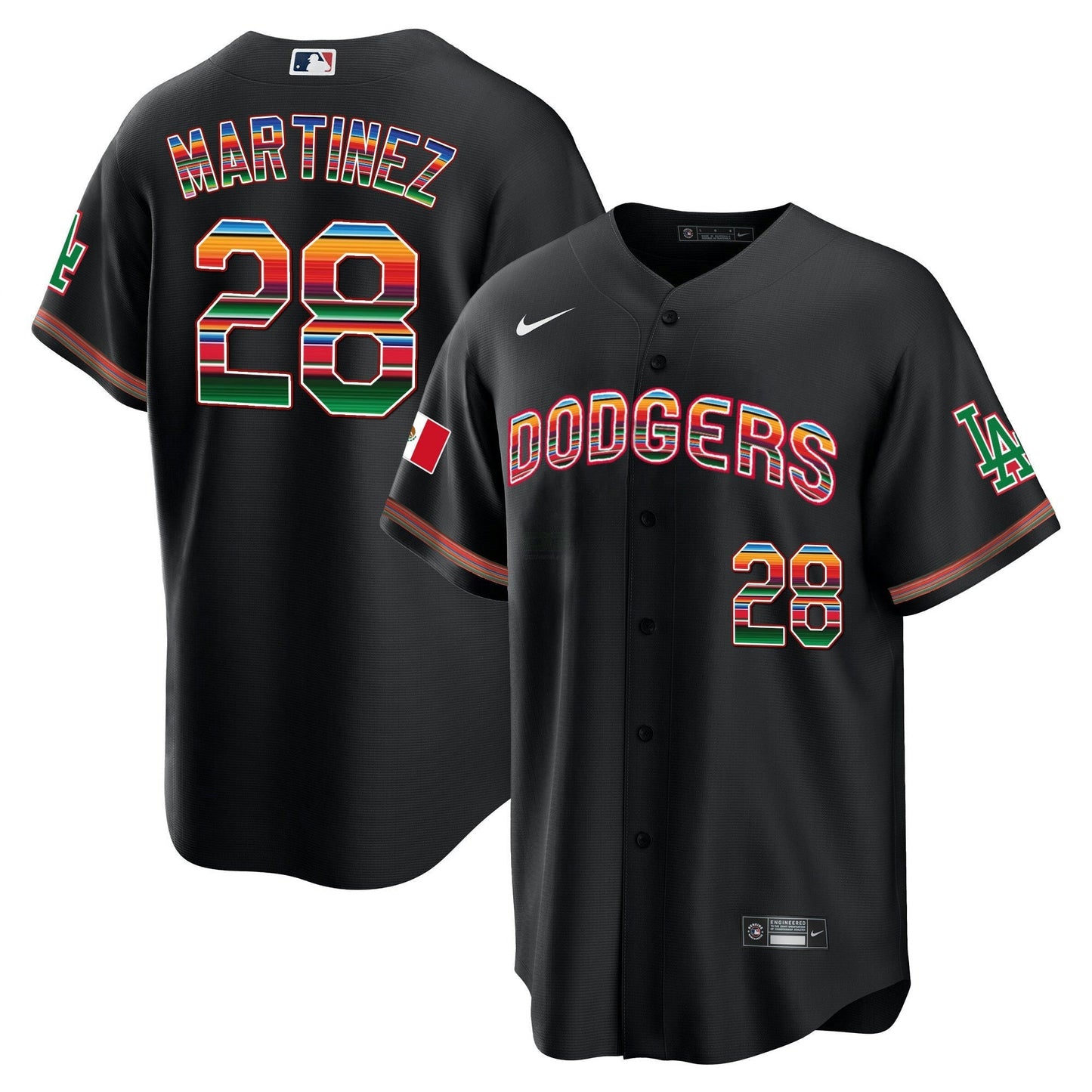 Camisa MLB Los Angeles Dodgers Men’s Mexico Cool Base Limited Jersey V3