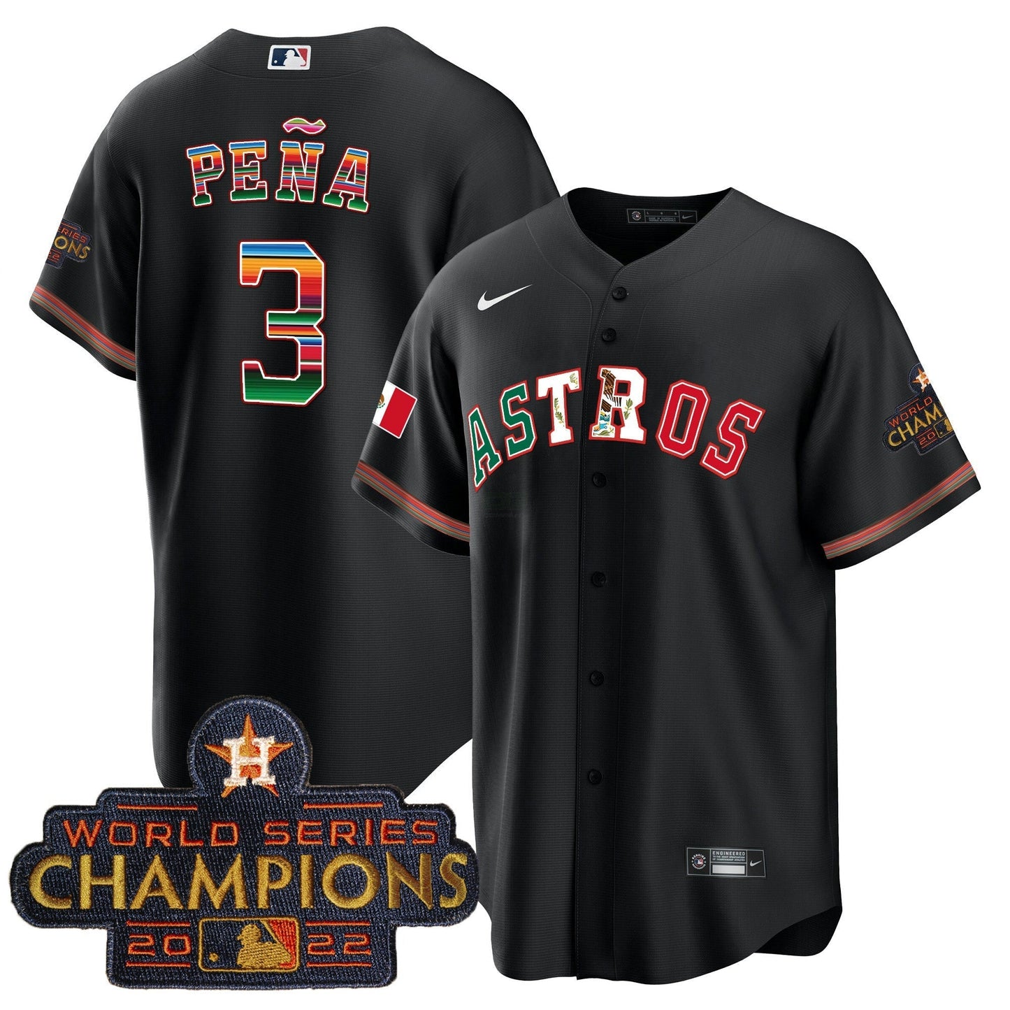 Camisa MLB Houston Astros Men’s Mexico Cool Base Limited Jersey V3