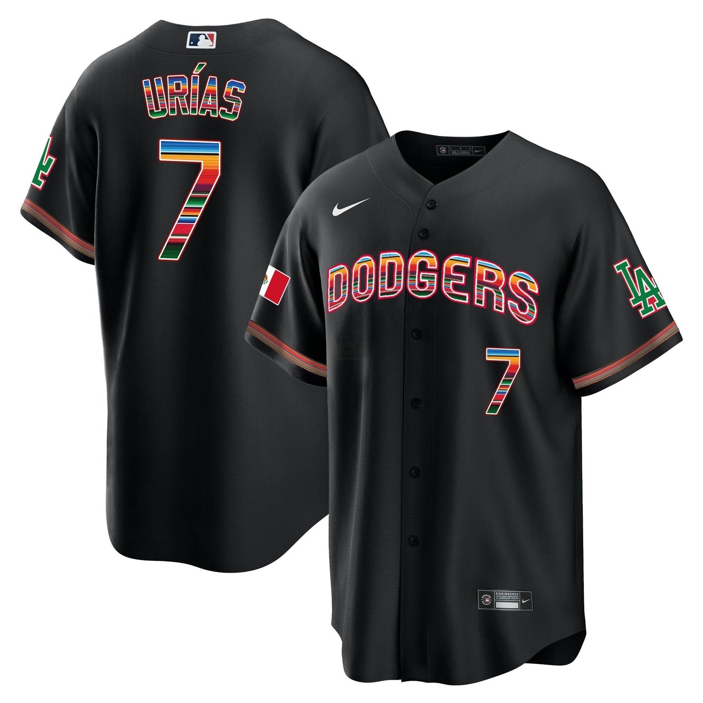 Camisa MLB Los Angeles Dodgers Men’s Mexico Cool Base Limited Jersey V3