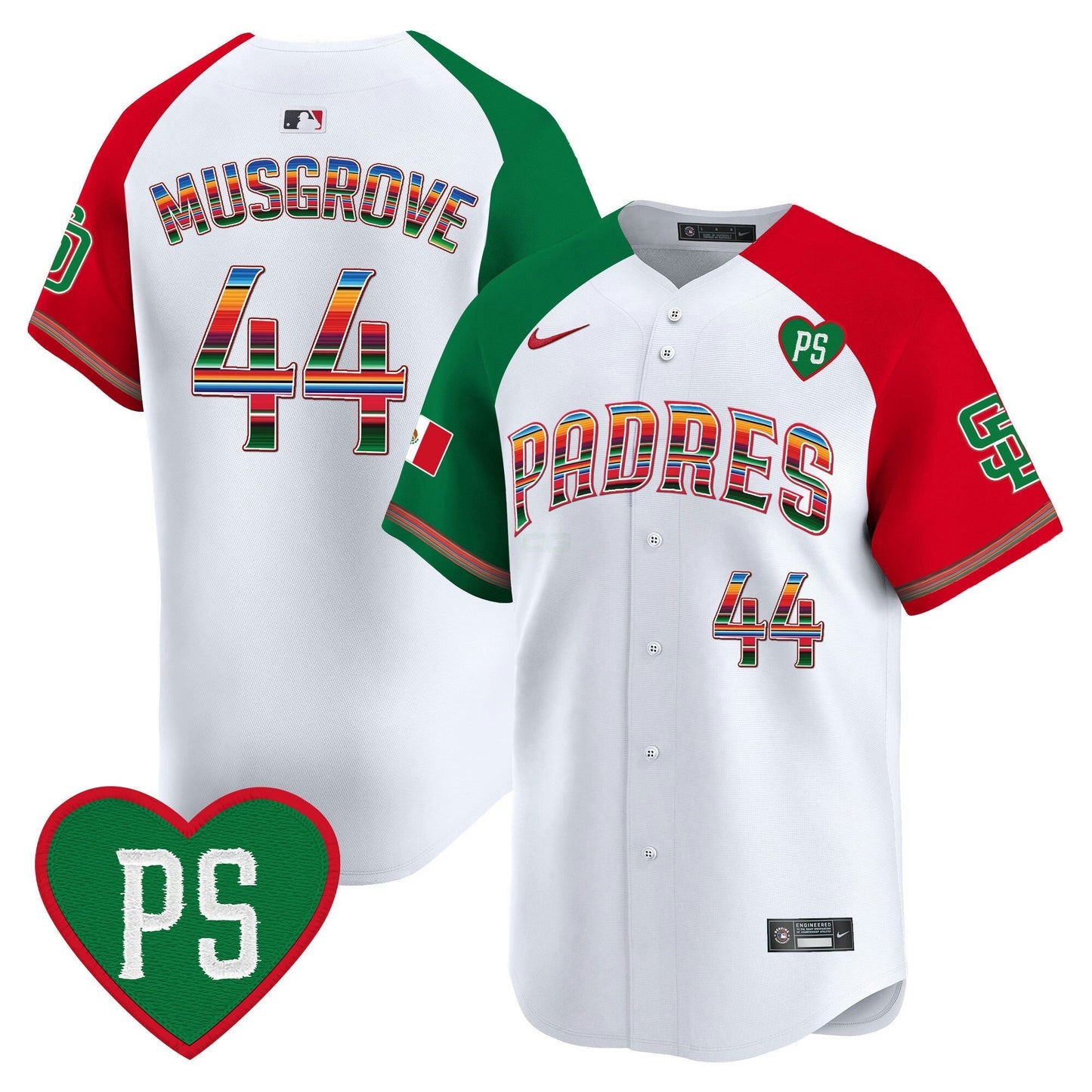 Camisa MLB Men’s Mexico “For Peter” Patch Vapor Premier Limited Jersey