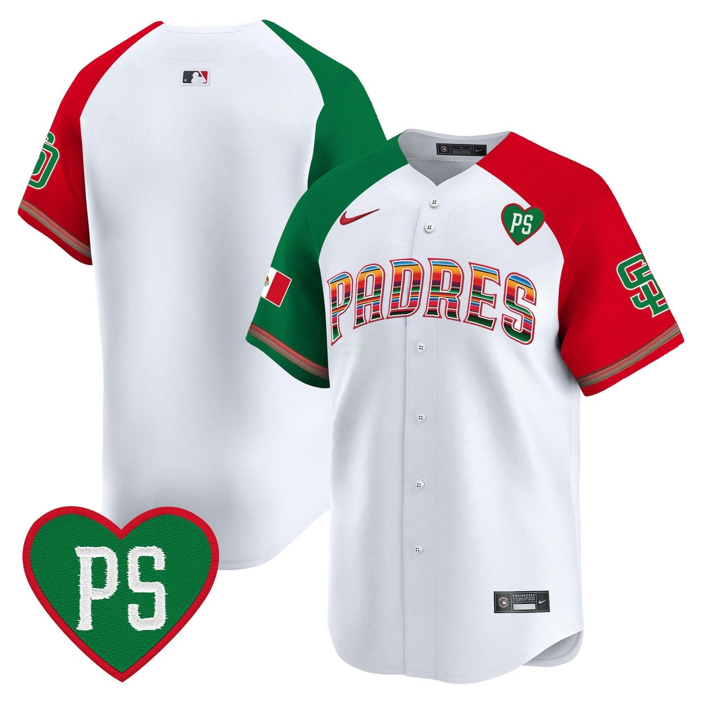 Camisa MLB Men’s Mexico “For Peter” Patch Vapor Premier Limited Jersey