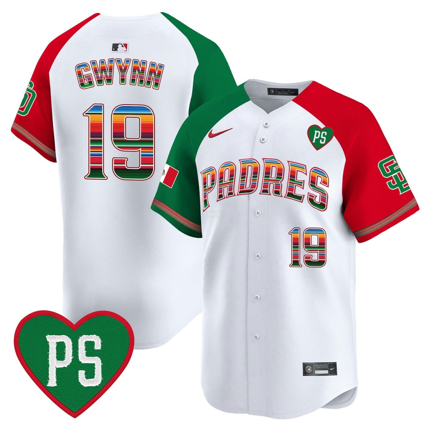 Camisa MLB Men’s Mexico “For Peter” Patch Vapor Premier Limited Jersey