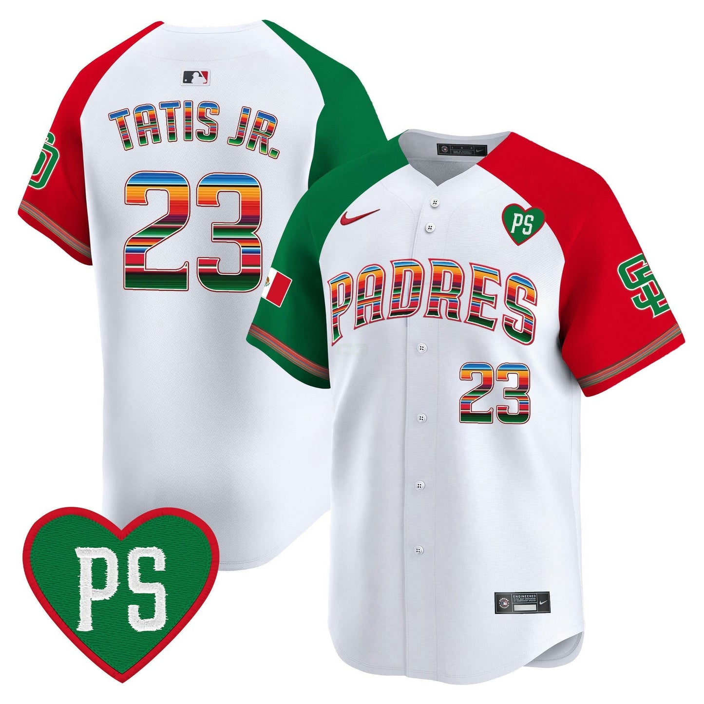 Camisa MLB Men’s Mexico “For Peter” Patch Vapor Premier Limited Jersey