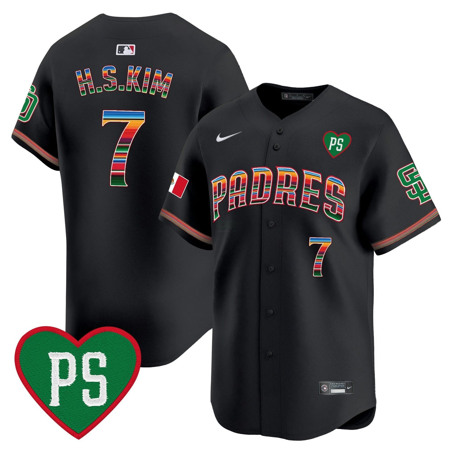 Camisa MLB Men’s Mexico “For Peter” Patch Vapor Premier Limited Jersey
