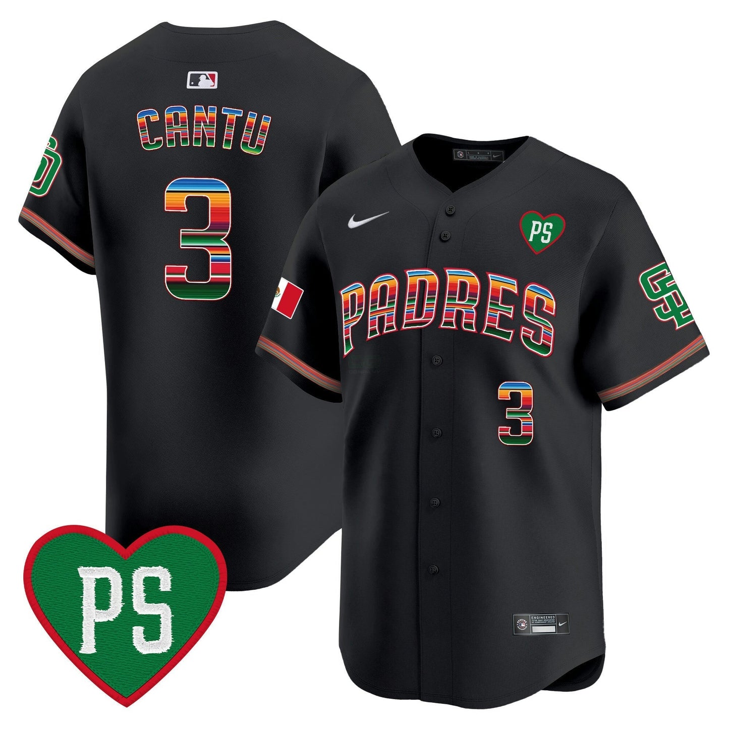 Camisa MLB Men’s Mexico “For Peter” Patch Vapor Premier Limited Jersey