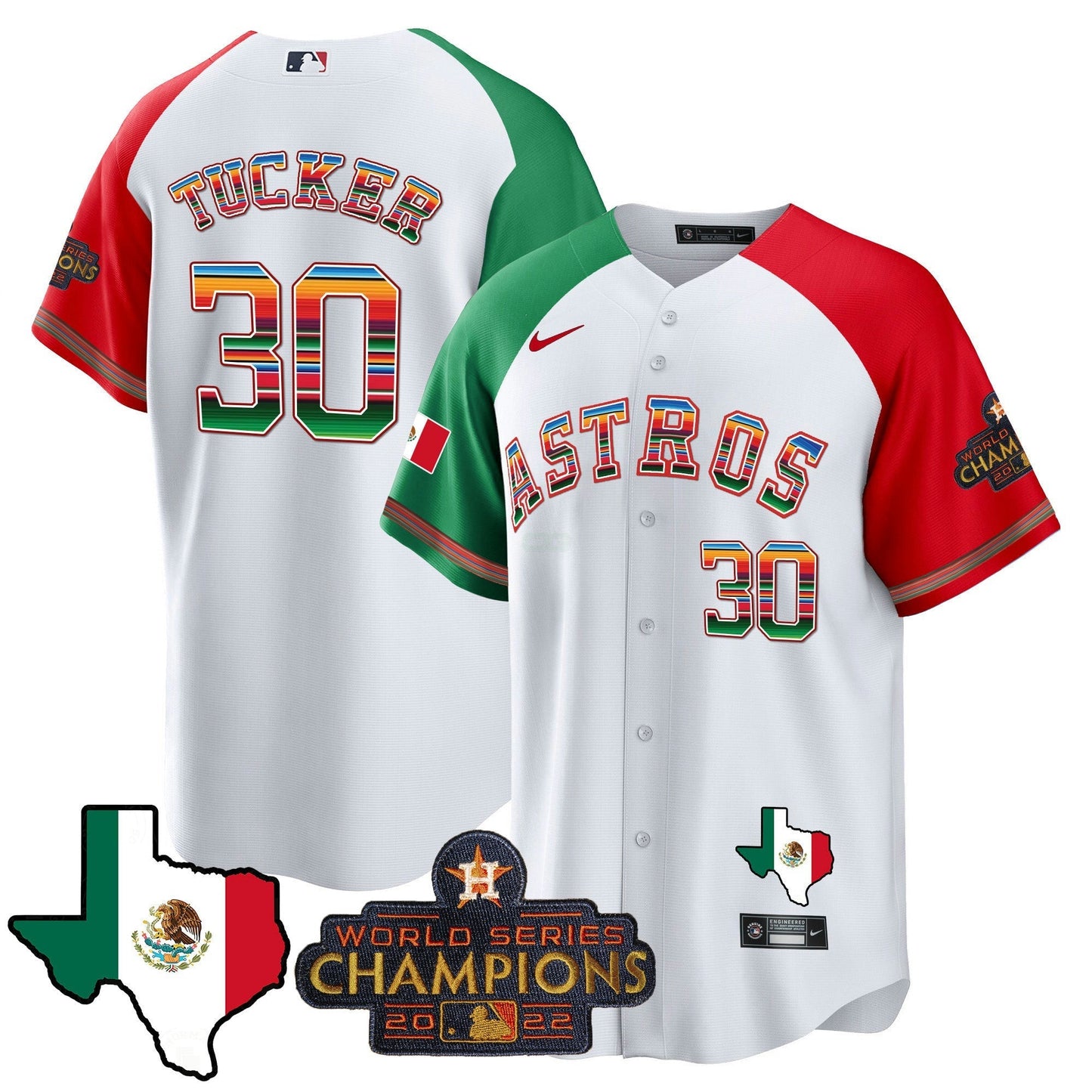 Camisa MLB Men’s Mexico Texas Map Cool Base Jersey