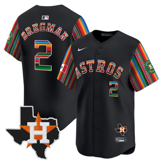 Camisa MLB Men’s Mexico Texas Patch Vapor Premier Limited Jersey V5