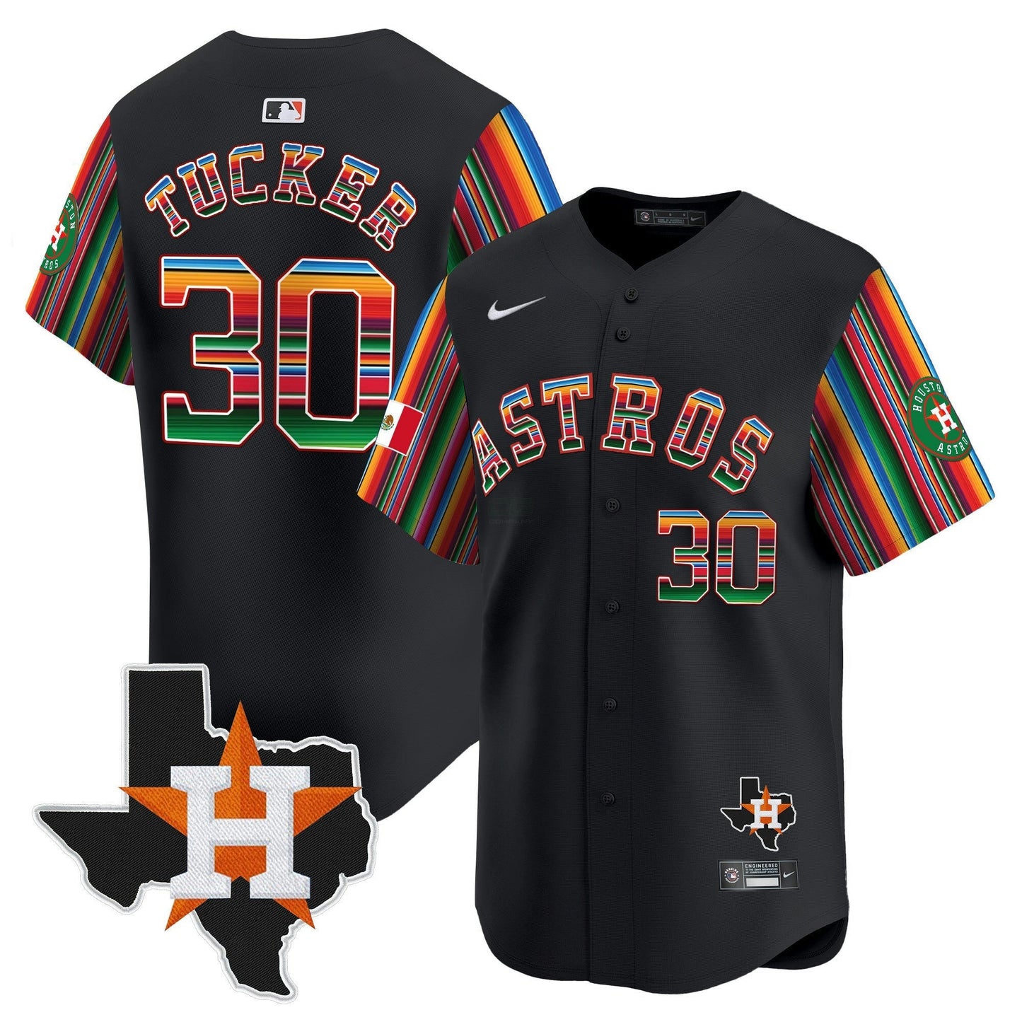 Camisa MLB Men’s Mexico Texas Patch Vapor Premier Limited Jersey V5
