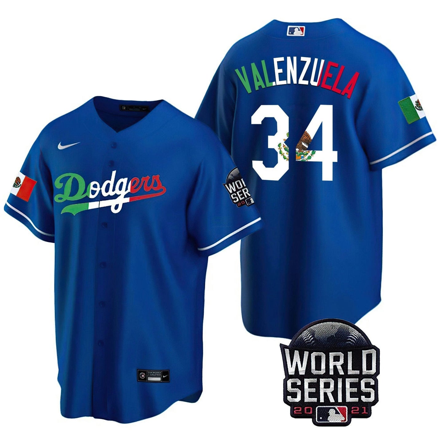 Camisa MLB Men’s Mexico World Series Patch Jersey