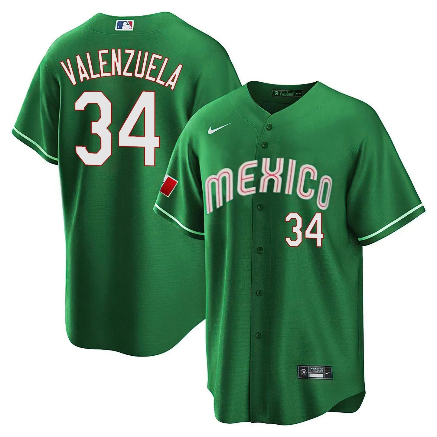 Camisa MLB Men’s Mexico World Series Patch Jersey