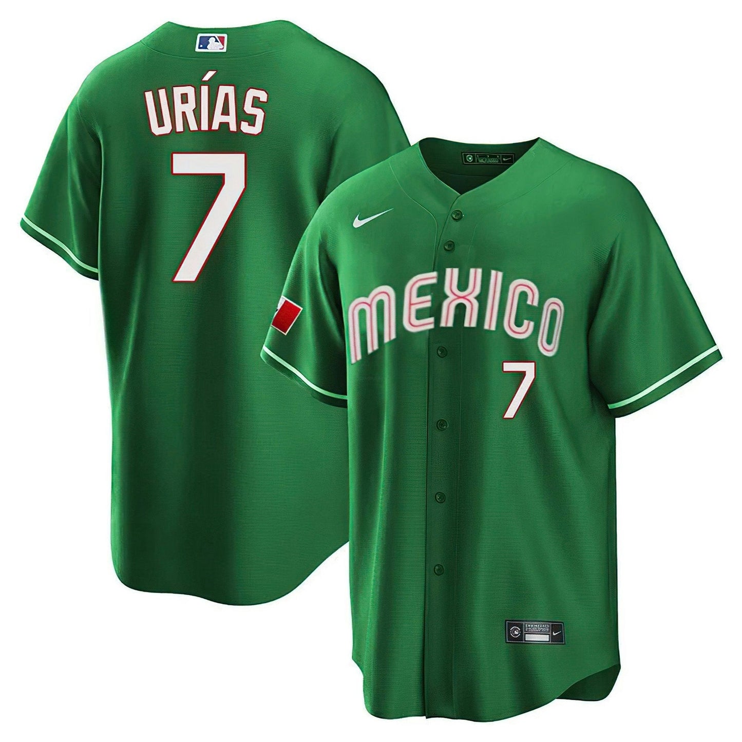 Camisa MLB Men’s Mexico World Series Patch Jersey