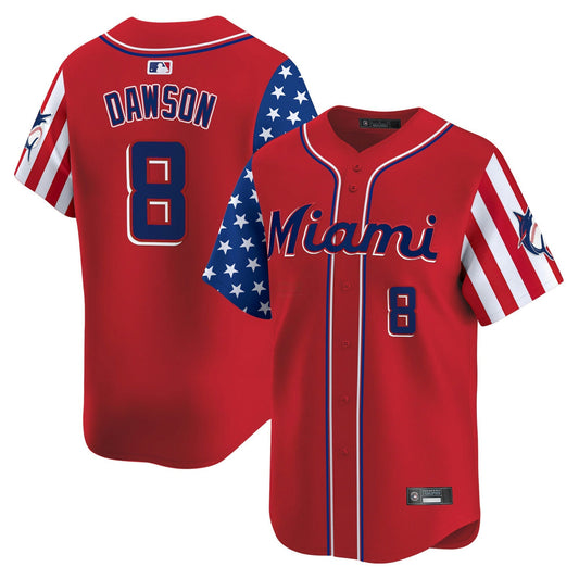 Camisa MLB Men’s Miami 2025 Independence Day Vapor Premier Limited Jersey