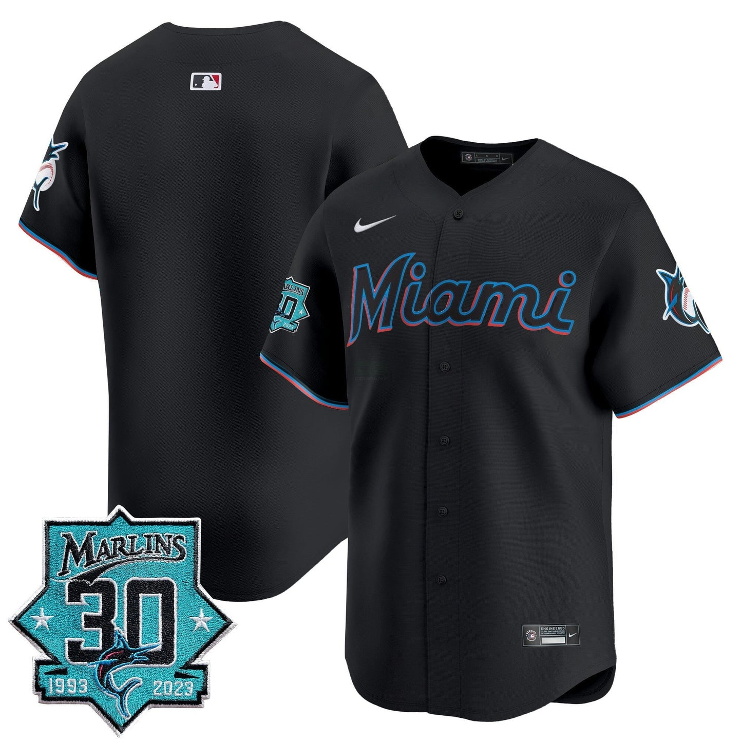 Camisa MLB Men’s Miami 30 Seasons Anniversary Patch Vapor Premier Limited Jersey