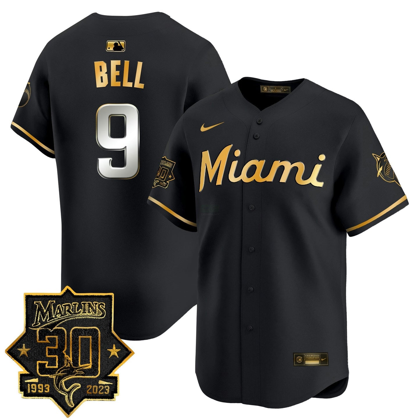 Camisa MLB Men’s Miami 30 Seasons Anniversary Patch Vapor Premier Limited Jersey