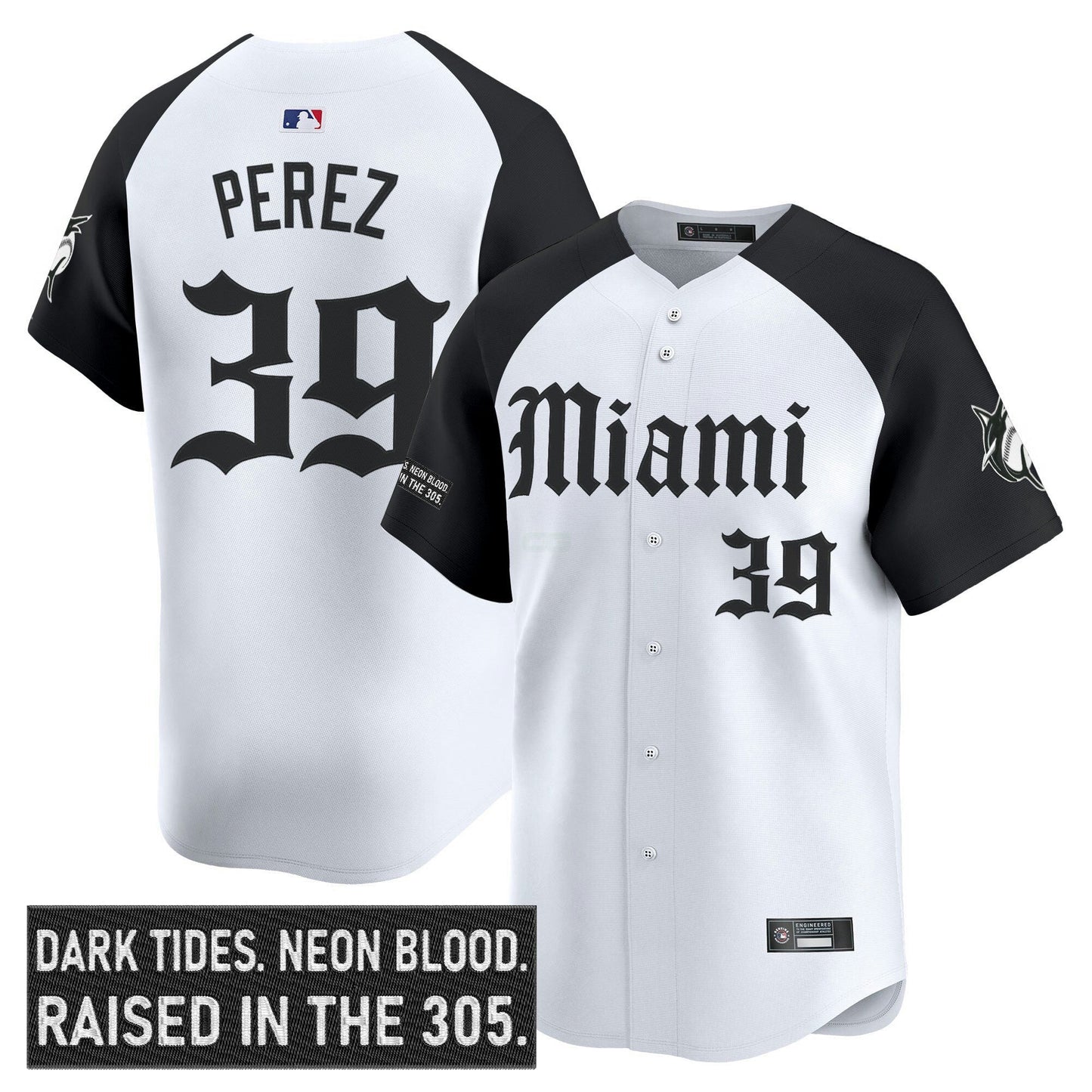 Camisa MLB Men’s Miami ‘Gothic Vice Edition’ Vapor Premier Limited Jersey
