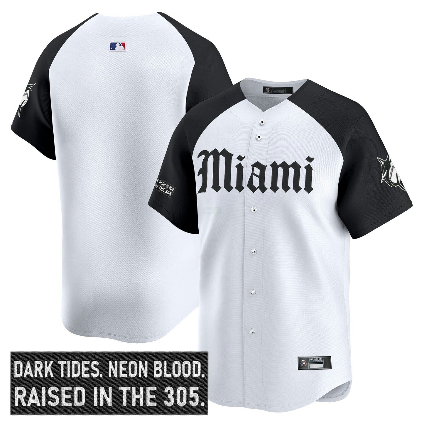 Camisa MLB Men’s Miami ‘Gothic Vice Edition’ Vapor Premier Limited Jersey