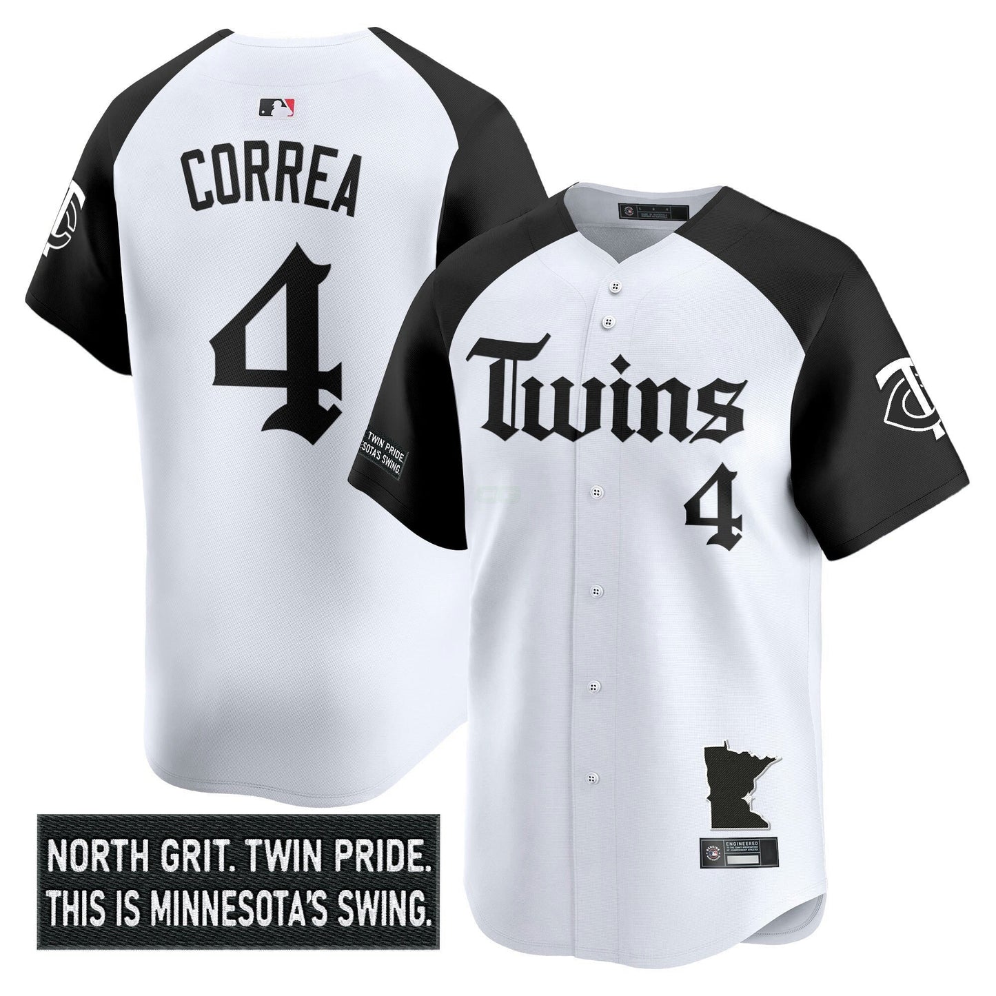 Camisa MLB Men’s Minnesota ‘Gothic North Edition’ Vapor Premier Limited Jersey V2