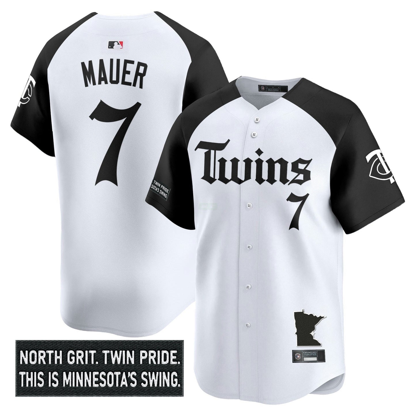 Camisa MLB Men’s Minnesota ‘Gothic North Edition’ Vapor Premier Limited Jersey V2
