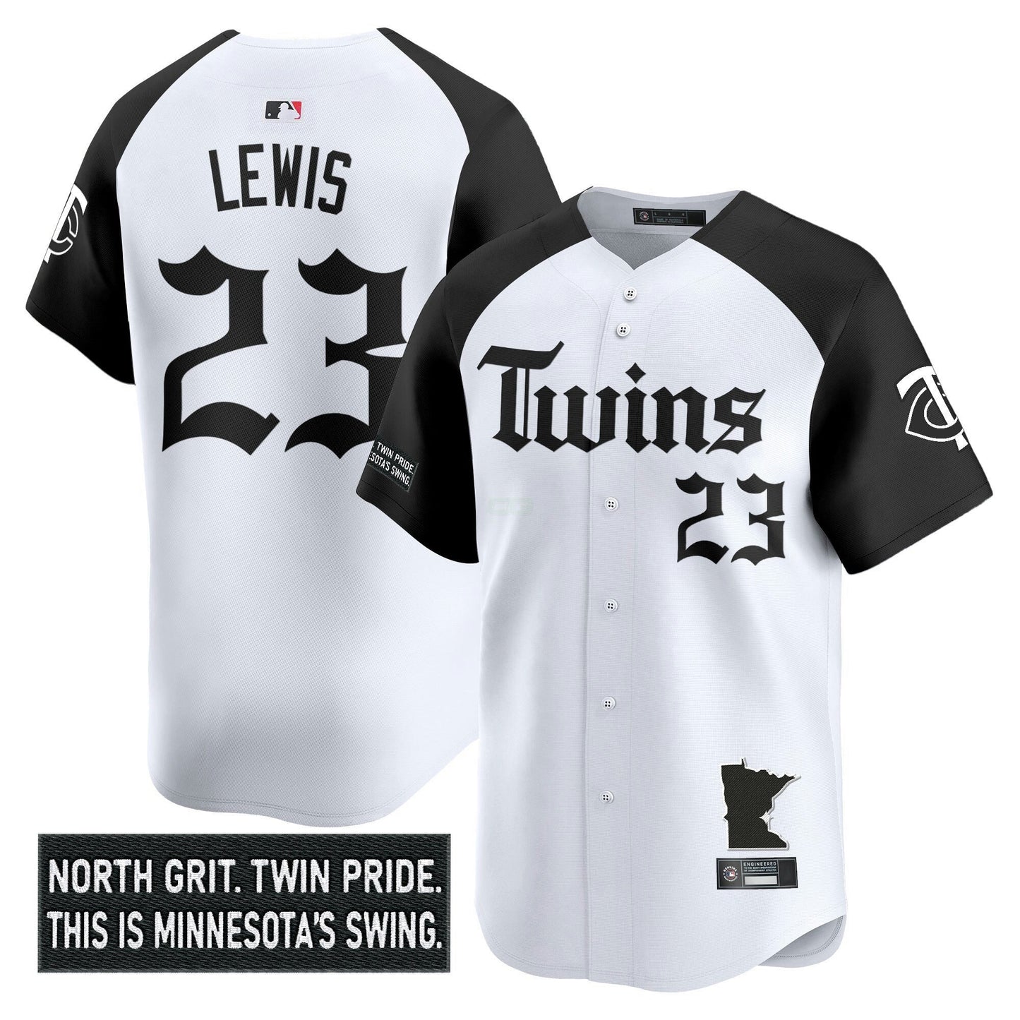 Camisa MLB Men’s Minnesota ‘Gothic North Edition’ Vapor Premier Limited Jersey V2