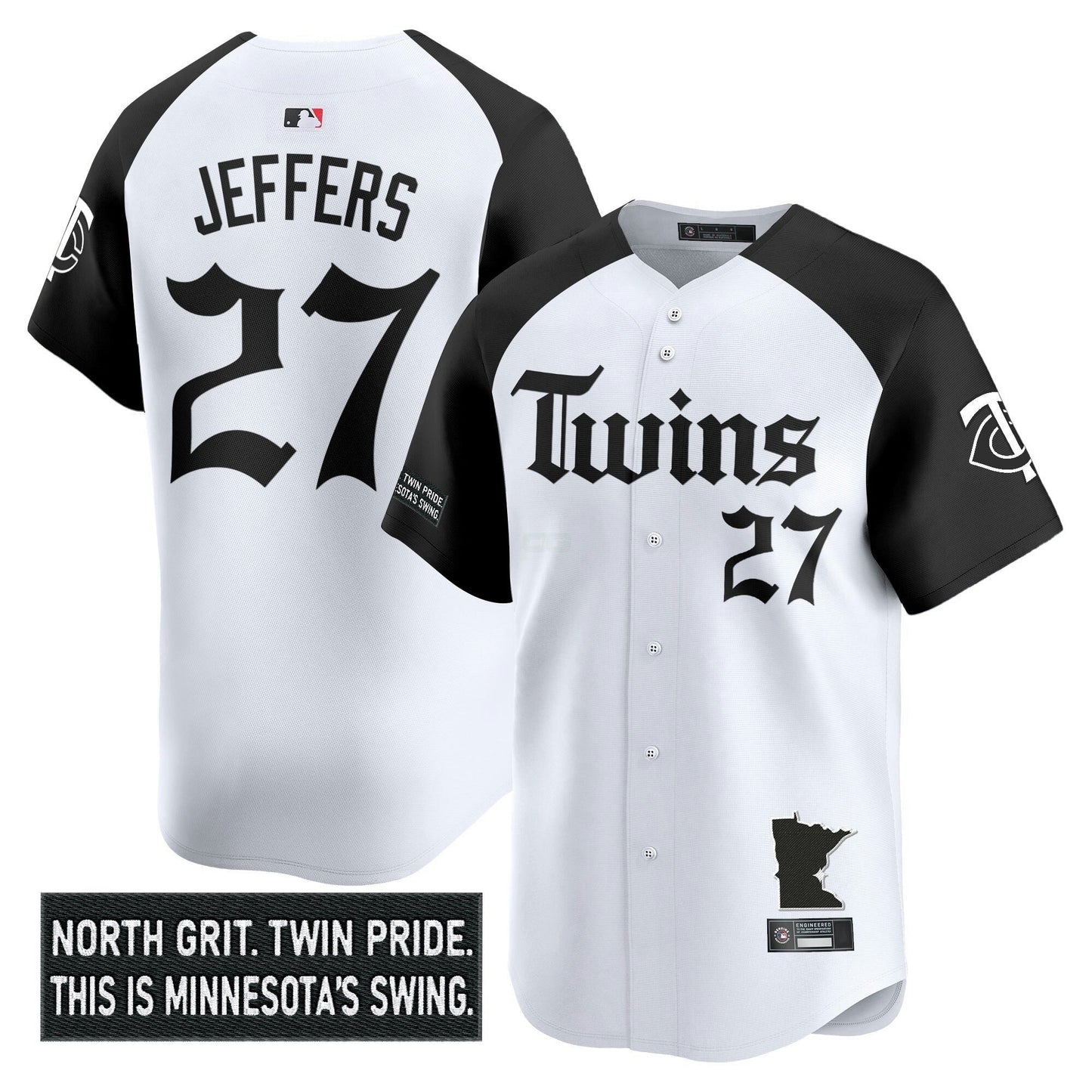 Camisa MLB Men’s Minnesota ‘Gothic North Edition’ Vapor Premier Limited Jersey V2