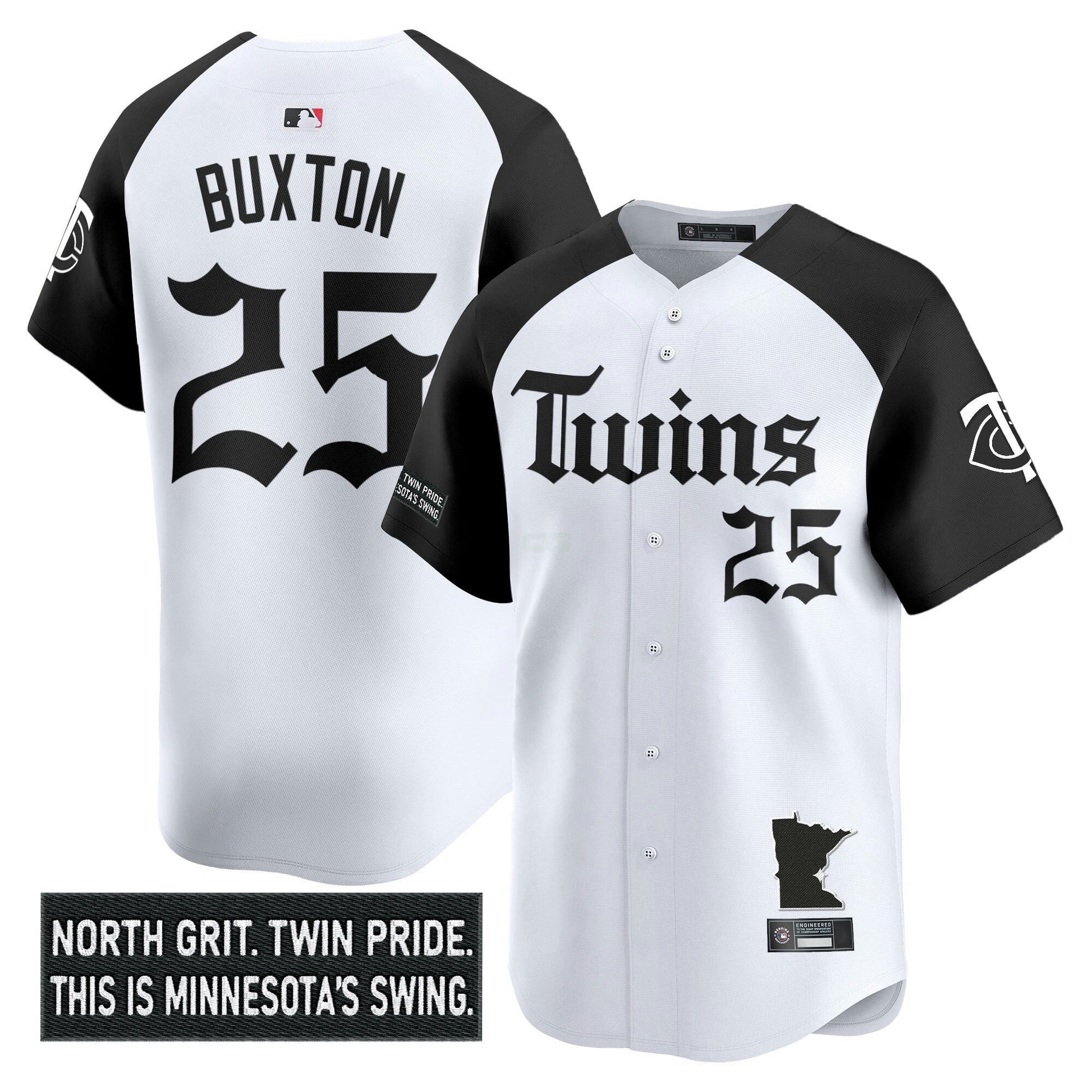 Camisa MLB Men’s Minnesota ‘Gothic North Edition’ Vapor Premier Limited Jersey V2