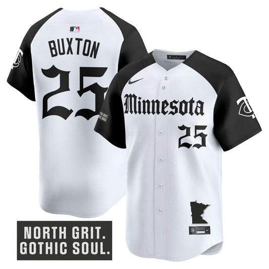 Camisa MLB Men’s Minnesota ‘Gothic North Edition’ Vapor Premier Limited Jersey