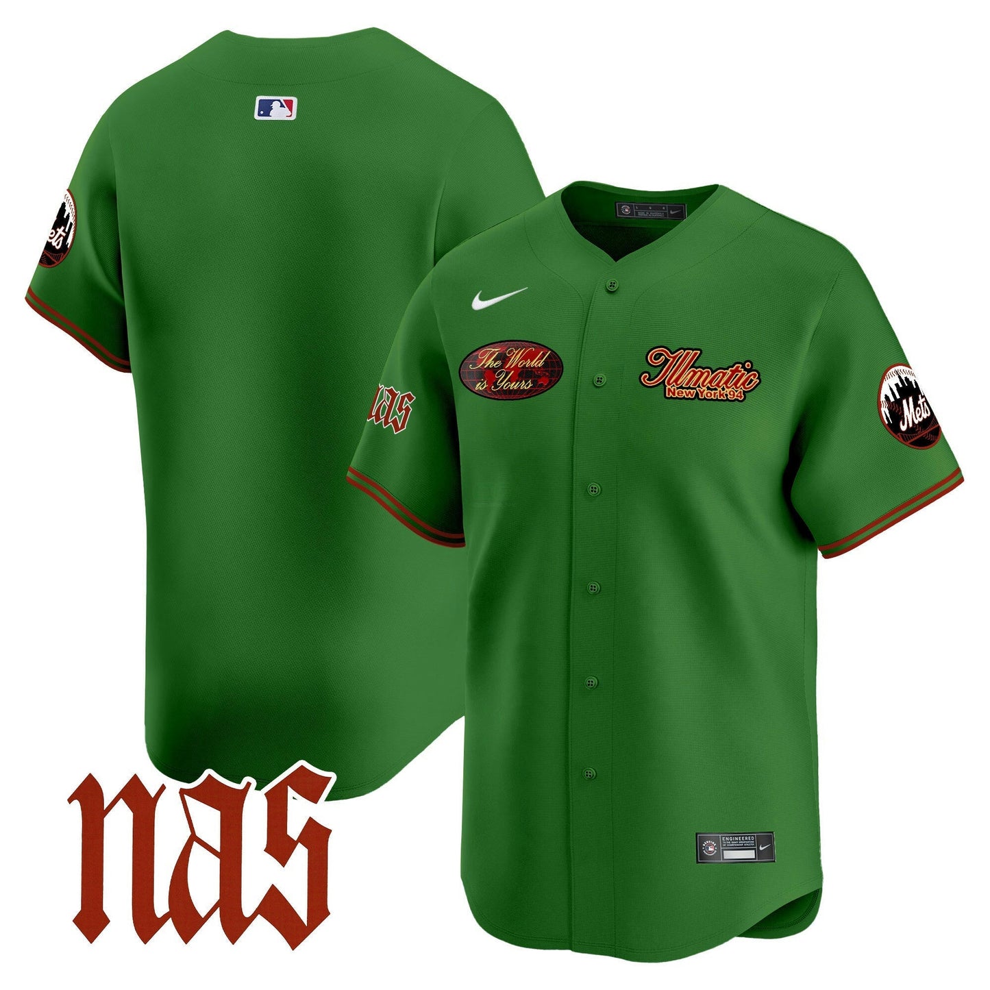 Camisa MLB Men’s Nas Illmatic Vapor Premier Limited Jersey V2