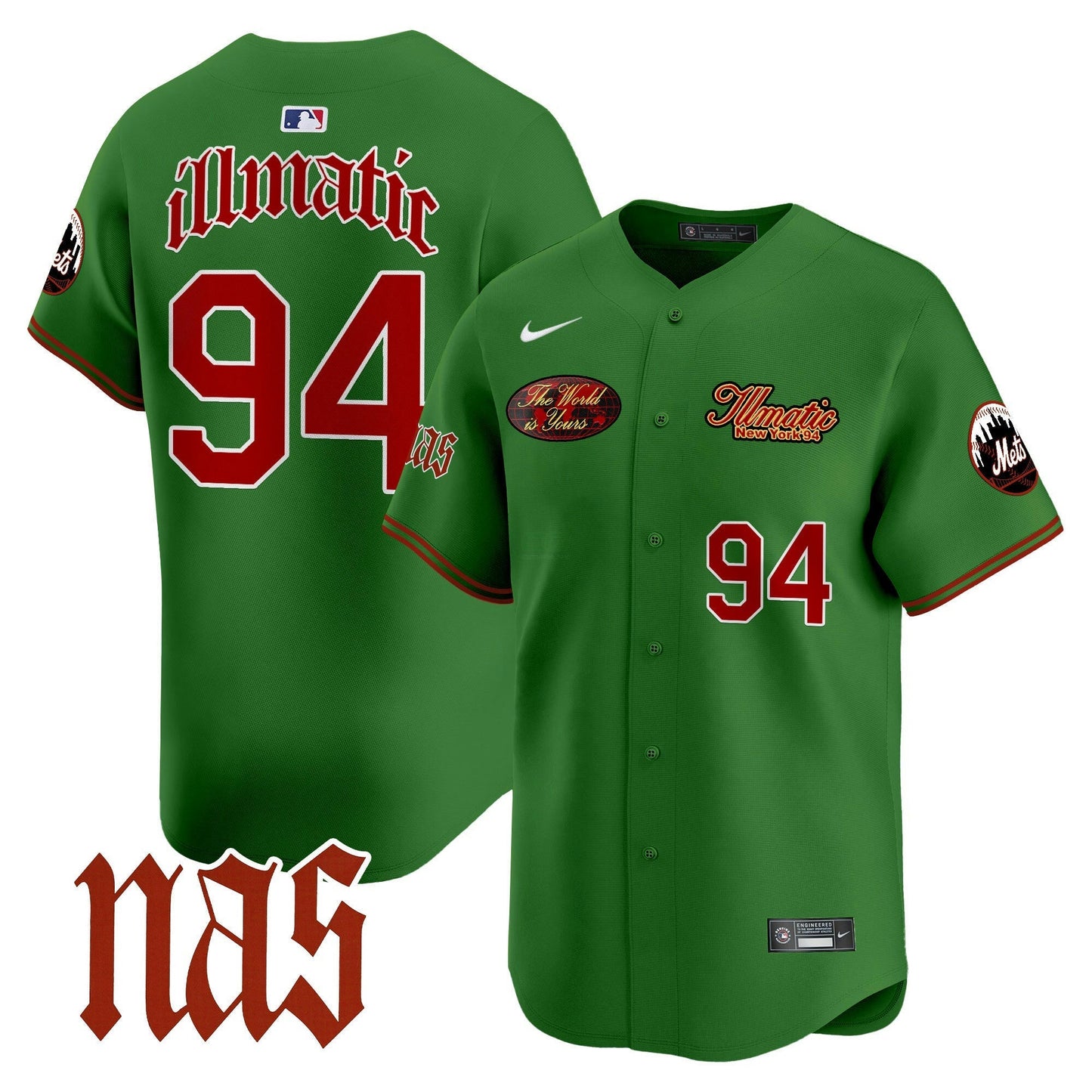Camisa MLB Men’s Nas Illmatic Vapor Premier Limited Jersey V2