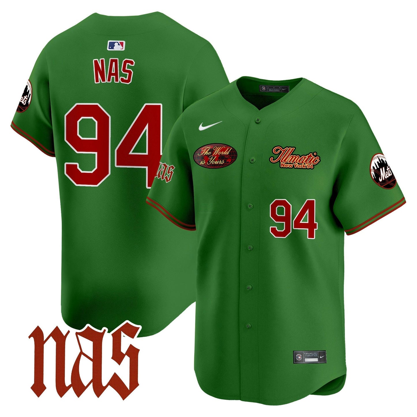 Camisa MLB Men’s Nas Illmatic Vapor Premier Limited Jersey V2